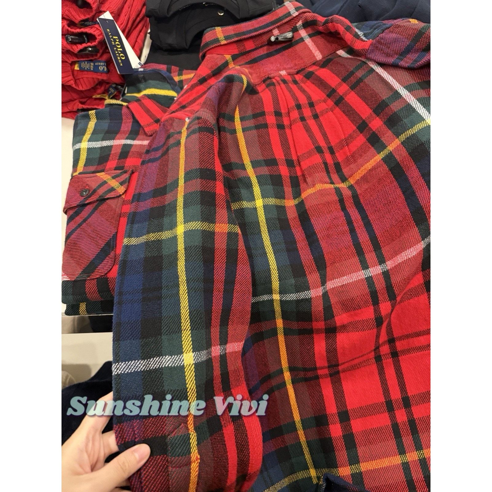 Polo Ralph Lauren NWT Polo Ralph Lauren Women Relaxed Fit Plaid Cotton Shirt Size US L / EU 52-54 / 3 - 7 Thumbnail