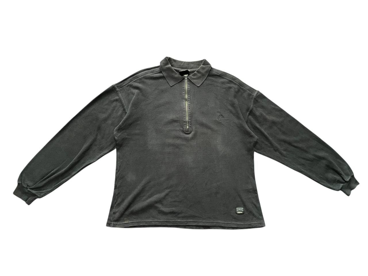 Versace × Versace Jeans Couture × Vintage Vintage Versace Jeans Couture Half Zipper Shirt Size US L / EU 52-54 / 3 - 1 Thumbnail