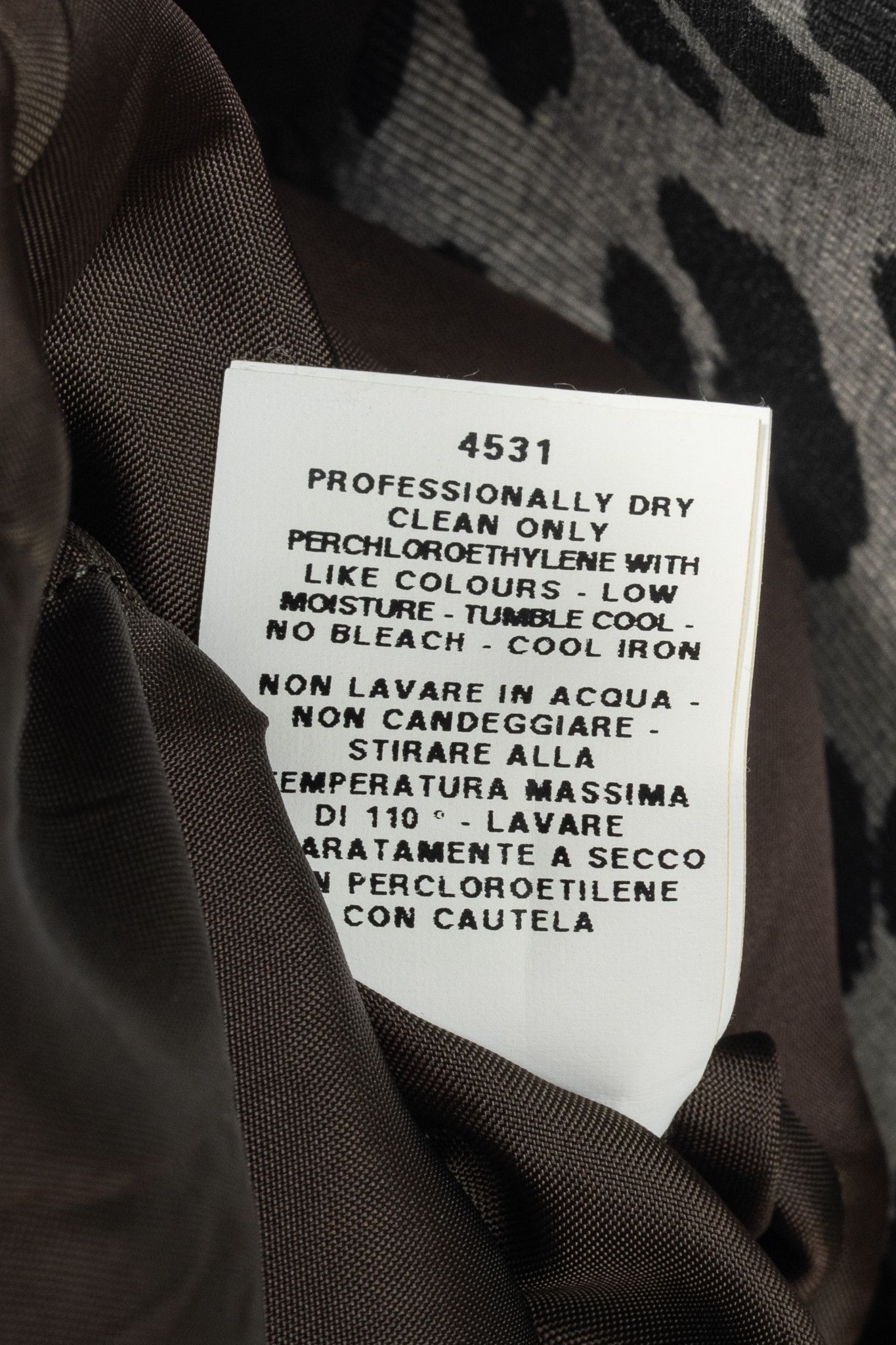 Moschino Moschino Cheap and Chic Grey Cotton Leopard Blazer Size L / US 10 / IT 46 - 10 Thumbnail