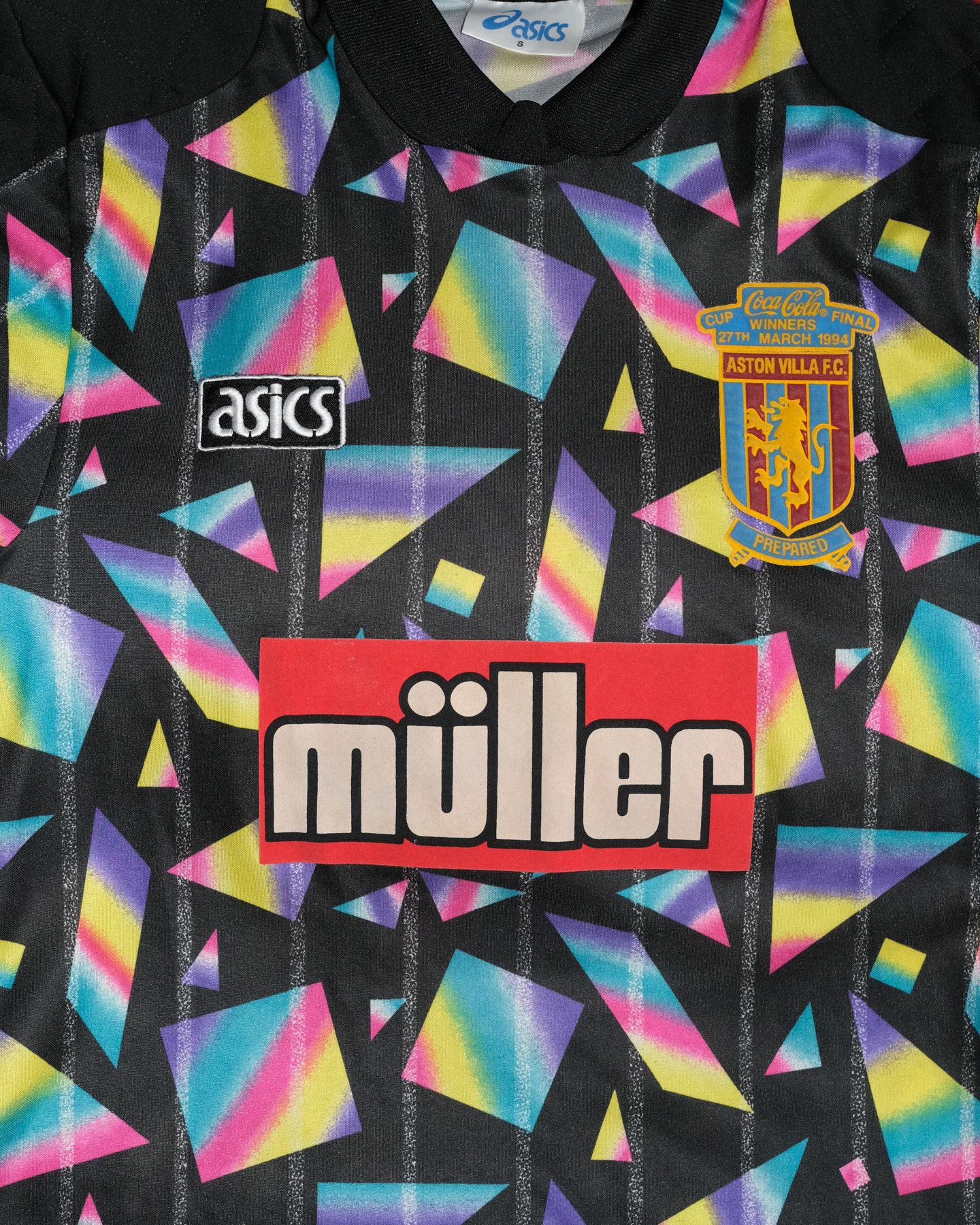 Asics Aston Villa 1993 - 1995 Goalkeeper Shirt Size US S / EU 44-46 / 1 - 2 Thumbnail