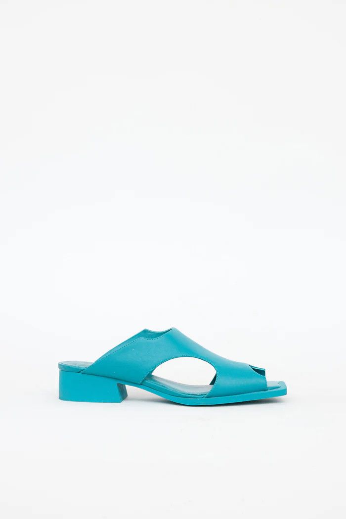 Issey Miyake o1mle0325 Fin Sandals in Mint Blue Size US 8 / IT 38 - 1 Thumbnail