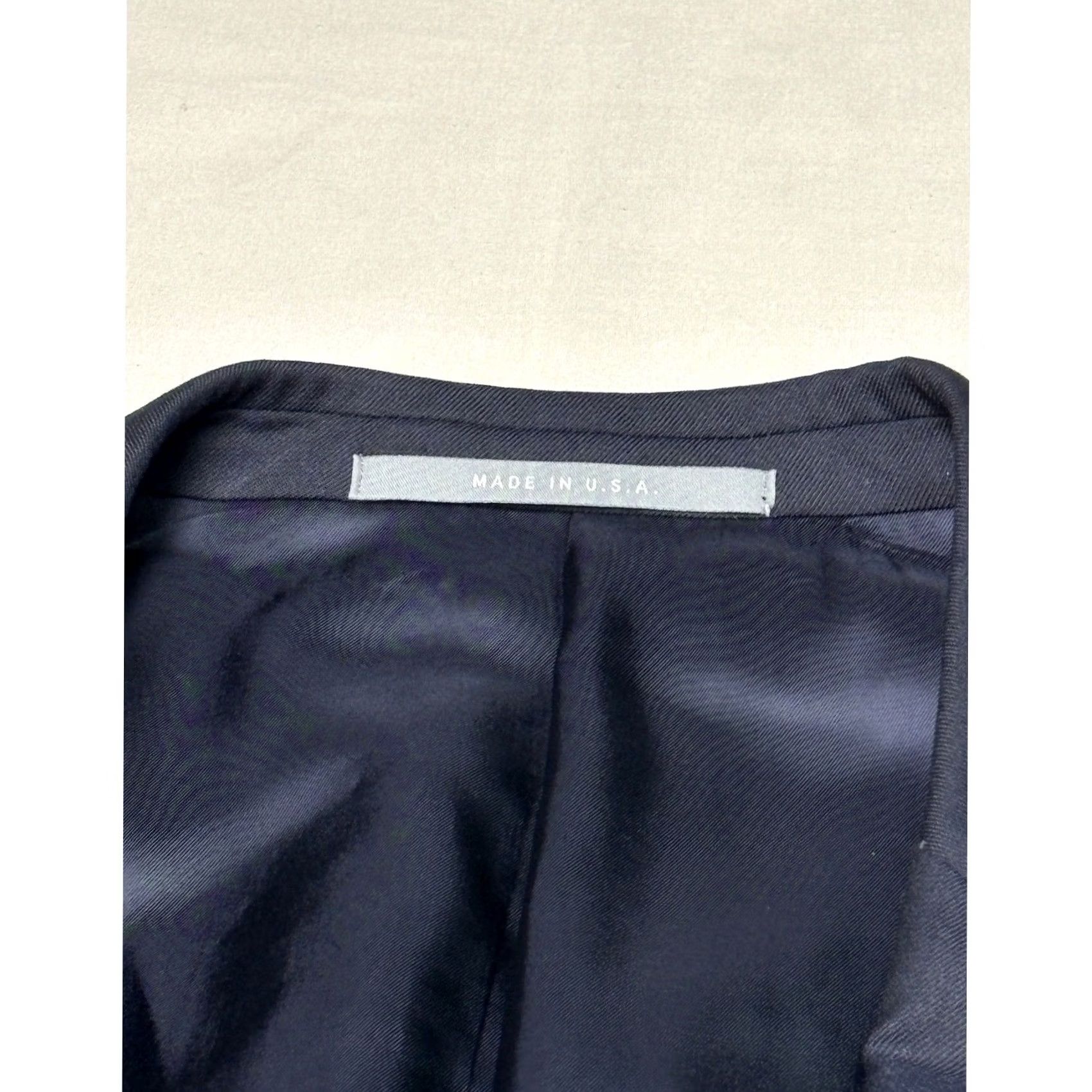 Madison Hickey Freeman Madison Blazer Loro Piana Super 130s Wool Navy Blue 50 Long USA Mens Blazer Wool Navy Blue 50 Long USA Size 50R - 4 Thumbnail
