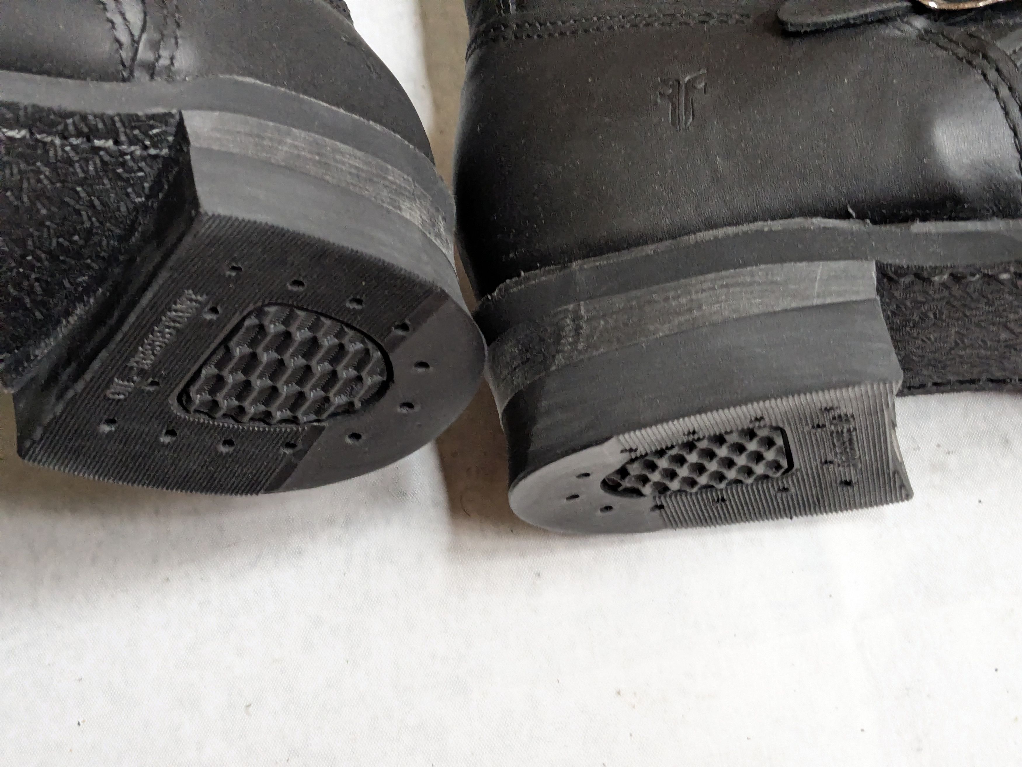 Frye Frye Engineer Boots Black Leather 10 M Leather Buckle Size US 10 / EU 43 - 13 Thumbnail