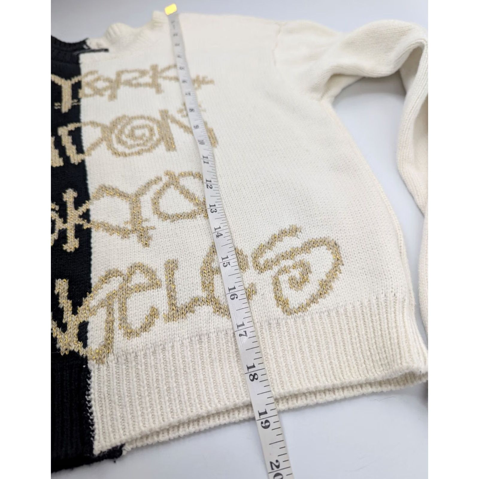 Logo 7 Stussy Sweatshirt Black White Graphic Logo Women’s S Pullover London Theme Size S / US 4 / IT 40 - 7 Thumbnail