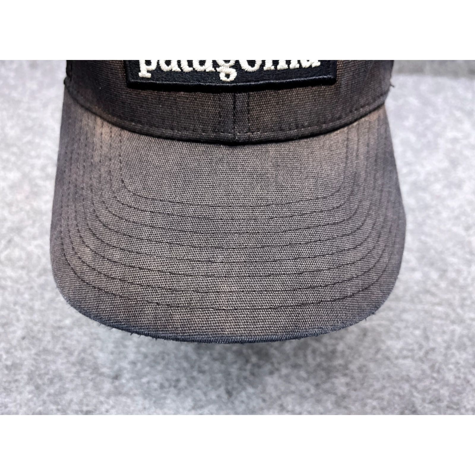 Patagonia VINTAGE Patagonia Hat Cap Snap Back Adult Blue Black Cotton Polyester Trucker Camp Fish Hats Size ONE SIZE - 3 Thumbnail