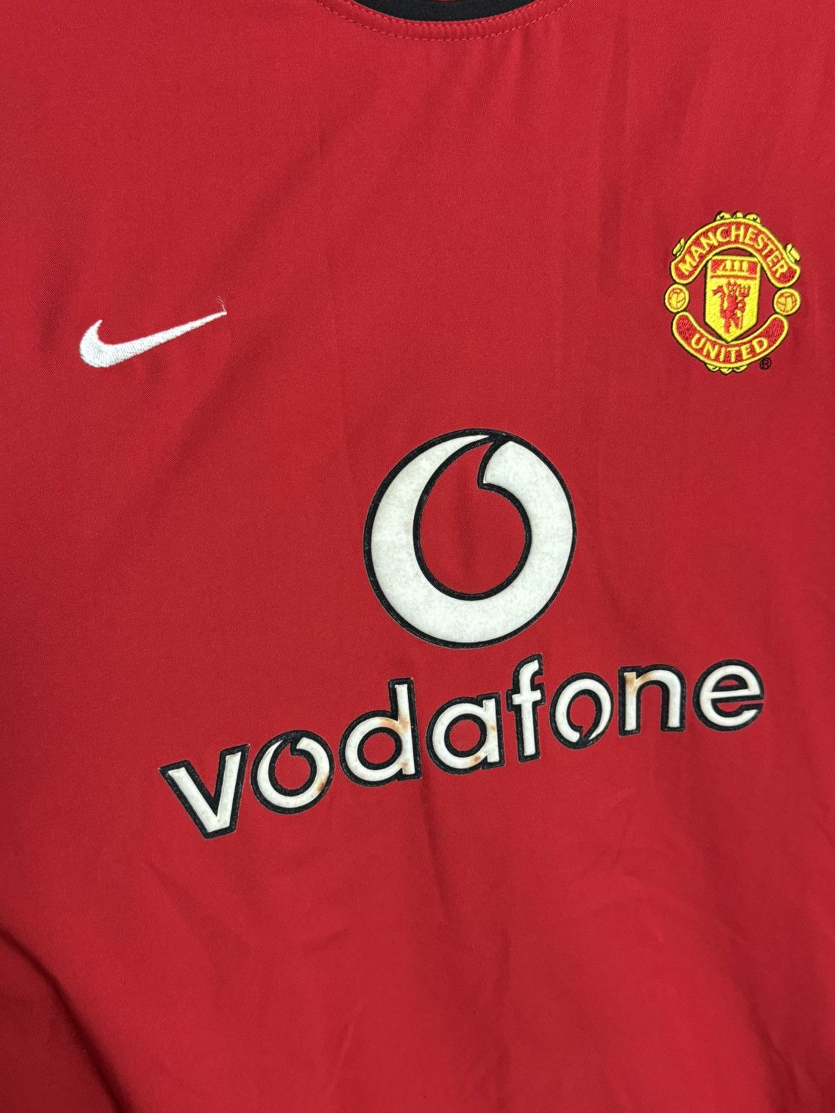 Nike Manchester United 02/04 Home Saha Football Jersey Size US L / EU 52-54 / 3 - 4 Thumbnail