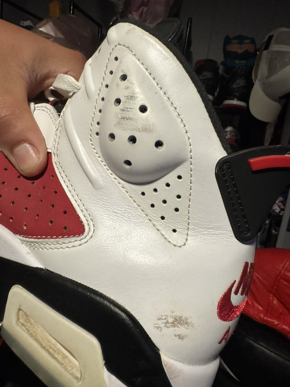 Jordan Brand Air Jordan 6 Retro “Carmine 2021” Size US 9.5 / EU 42-43 - 6 Thumbnail