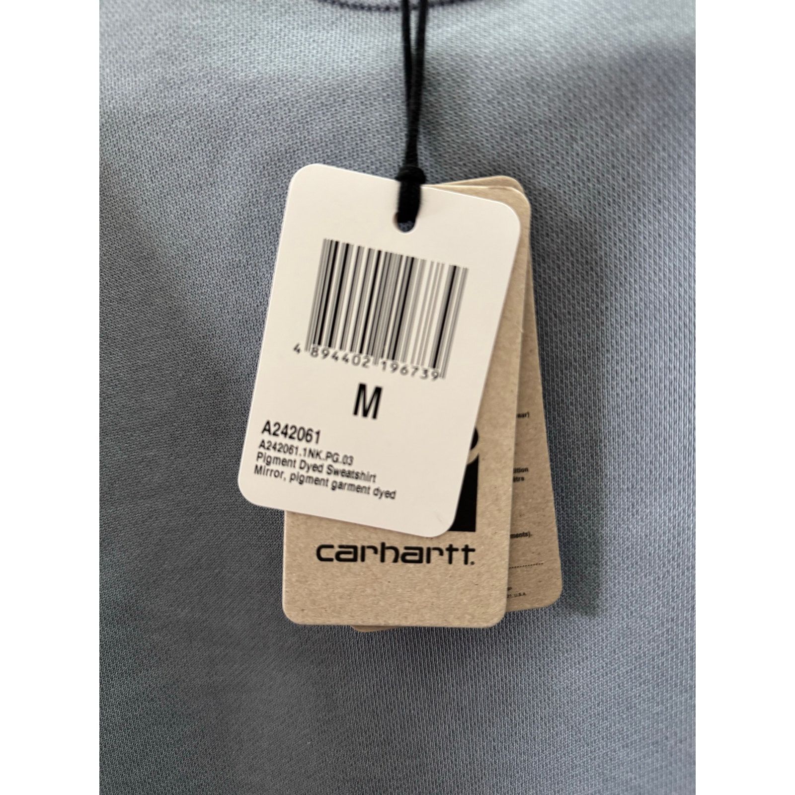 Carhartt Wip Carhartt WIP X INVINCIBLE Pigment Dyed Sweatshirt Mirror med Size US M / EU 48-50 / 2 - 6 Thumbnail