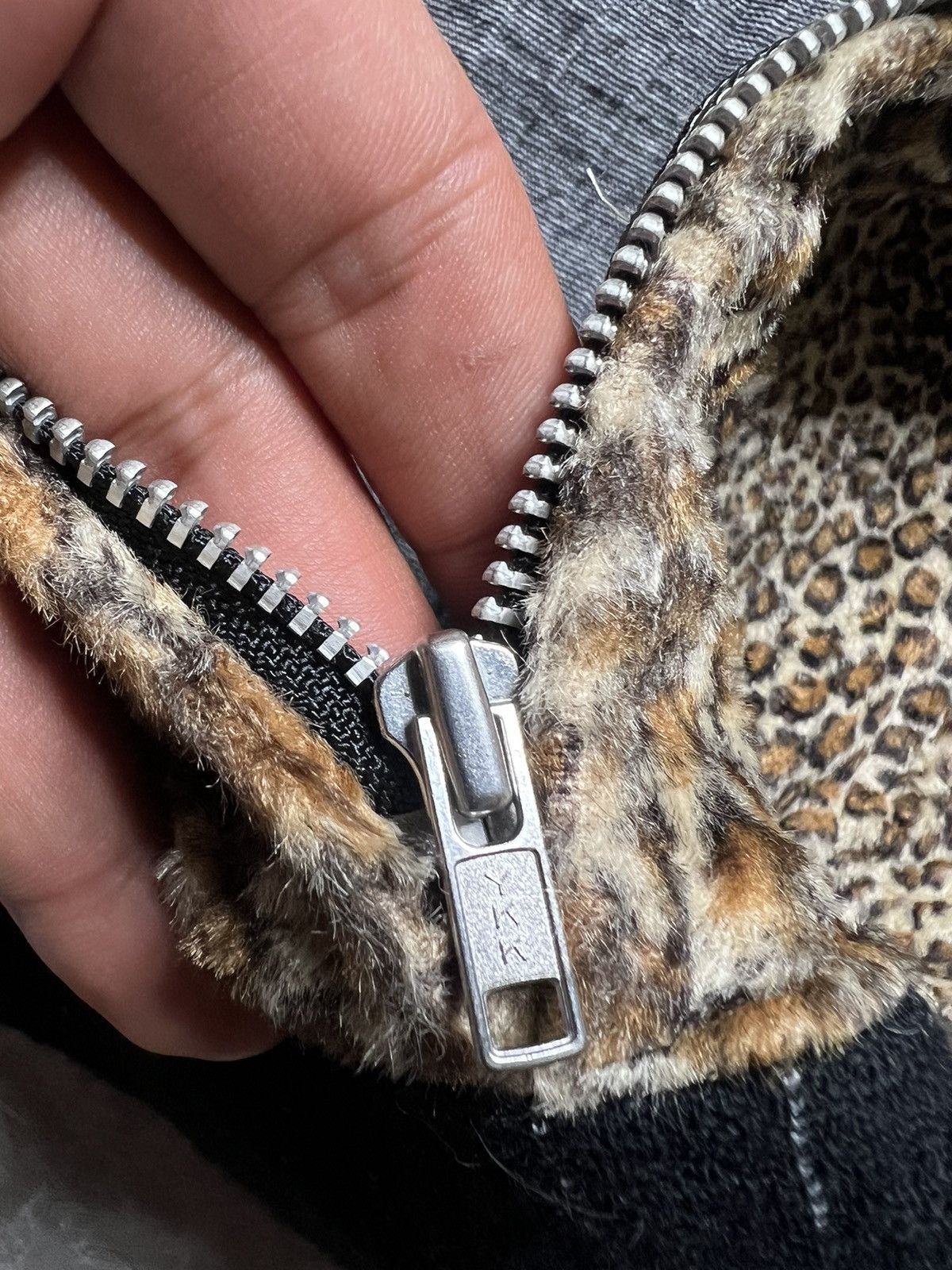 Comme des Garcons Homme Plus CDGHP A/W 09 “fashion Illusion” Leopard Pattern Zip Hoodie Size US M / EU 48-50 / 2 - 5 Thumbnail