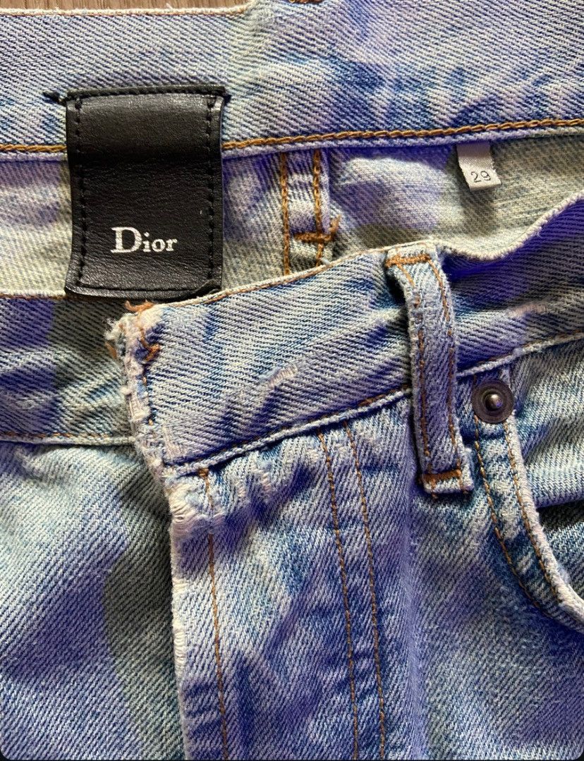 Dior Dior crash denim Size US 29 - 4 Thumbnail