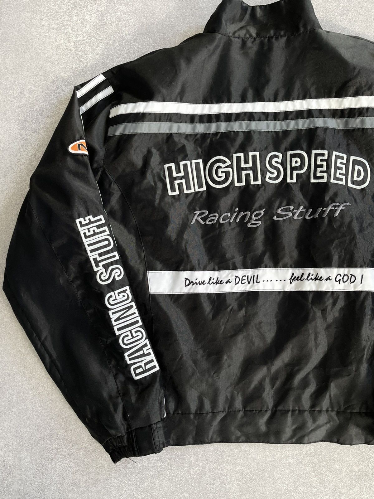 Vintage Vintage Polo High Speed Racing Multi Logo Moto Jacket Size US XXL / EU 58 / 5 - 11 Thumbnail