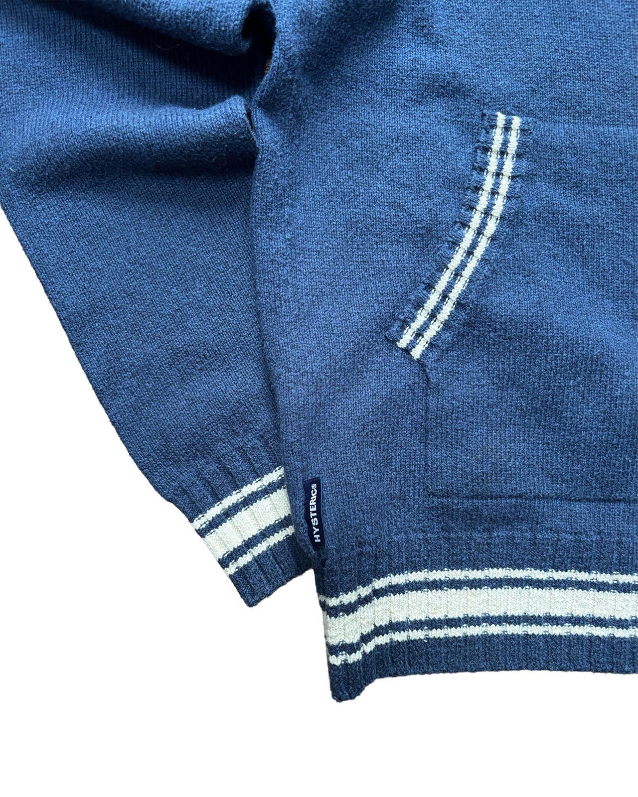 Hysteric Glamour Hysteric Glamour Knit Hoodie Navy S Size US S / EU 44-46 / 1 - 3 Thumbnail