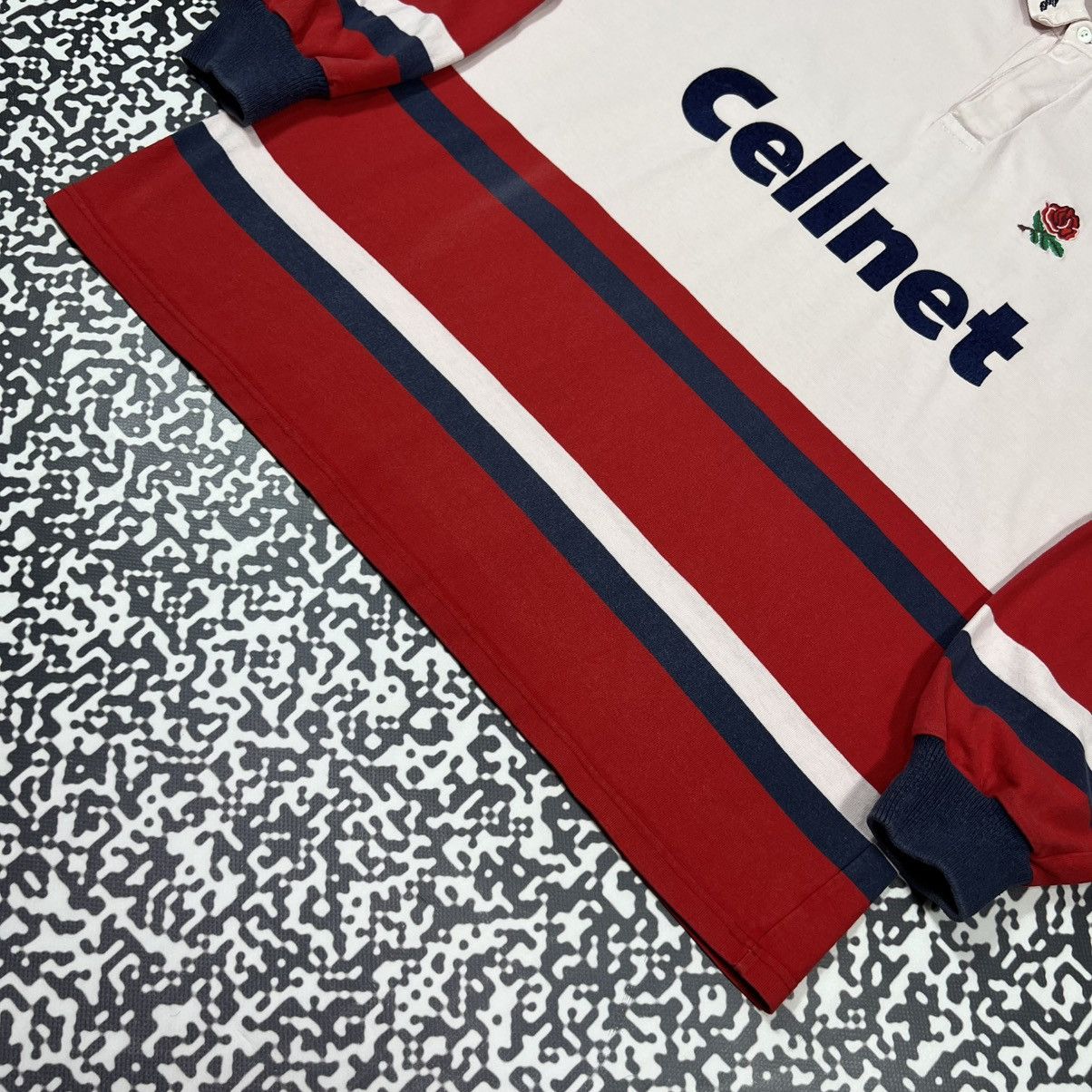 Vintage Vintage 90s England Rugby Jersey Cellnet Retro Sport Style Size US XL / EU 56 / 4 - 12 Thumbnail