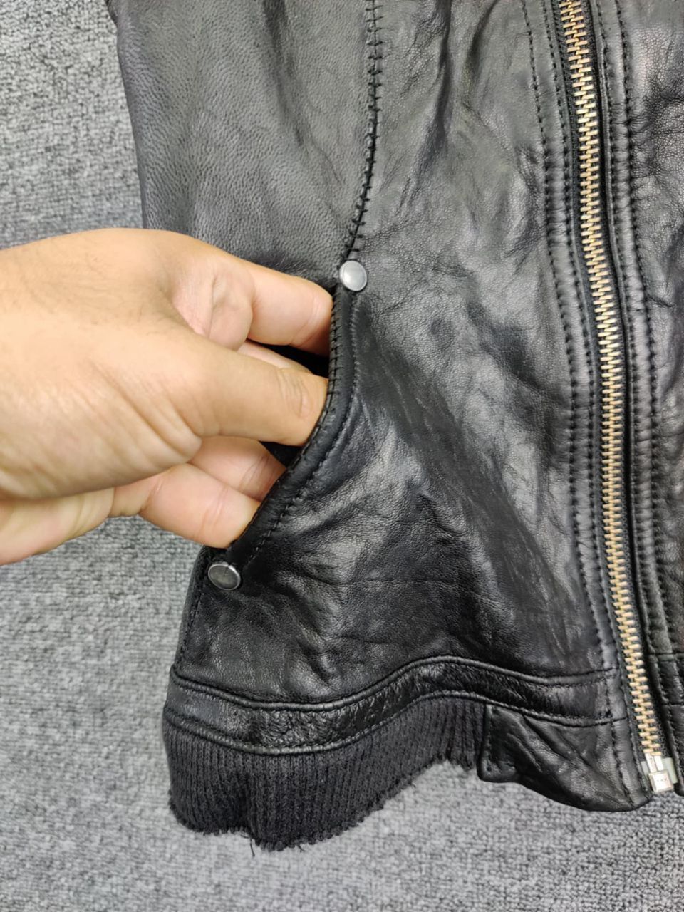 Zadig & Voltaire Zadig & Voltaire Lamb Leather Bondage Vest Size US M / EU 48-50 / 2 - 6 Thumbnail