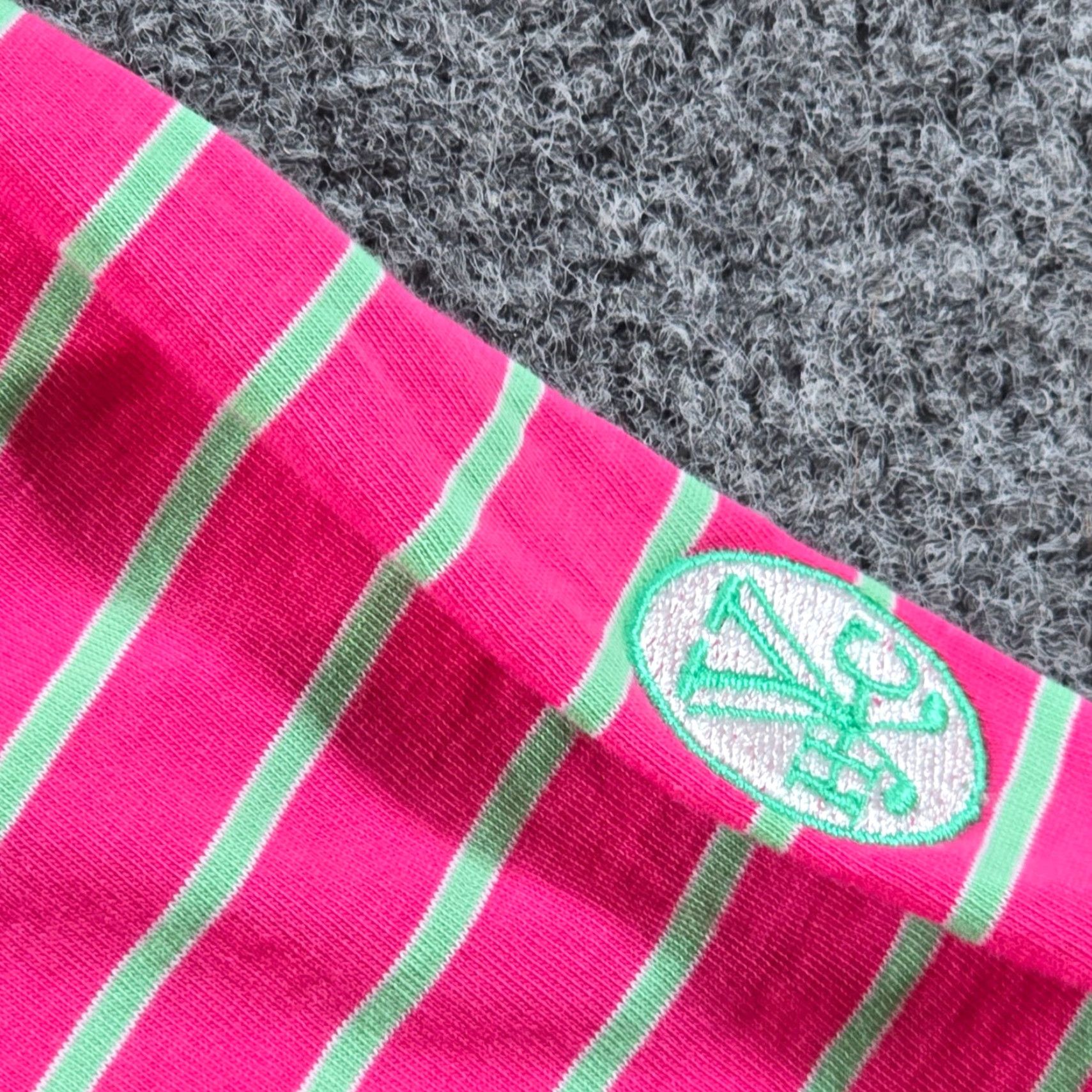 Peter Millar Peter Millar Shirt Mens XL Pink Striped Pima Short Sleeve Golf Polo Casual Size US XL / EU 56 / 4 - 4 Thumbnail