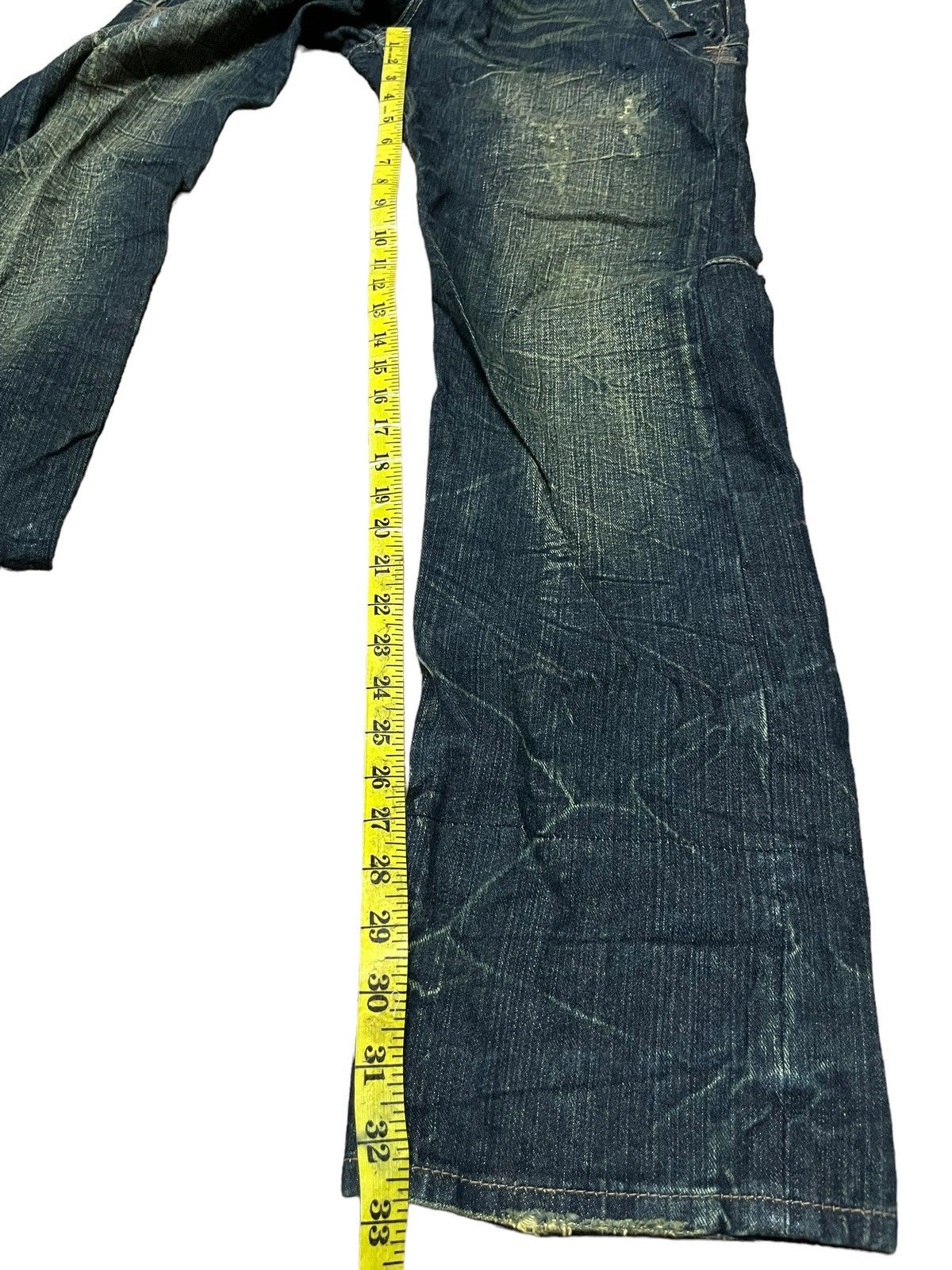 Japanese Brand DOMINATE HAND CRAFT DOUBLE WAIST STYLE JEANS Size US 34 / EU 50 - 21 Thumbnail