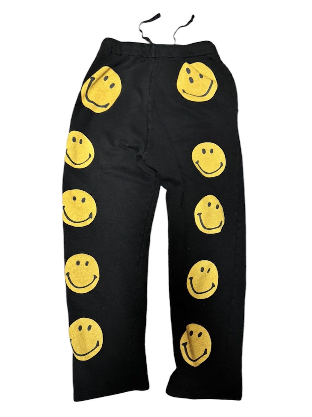 image of Kapital Smiley Face Sweatpants Size 2 in Black, Men's