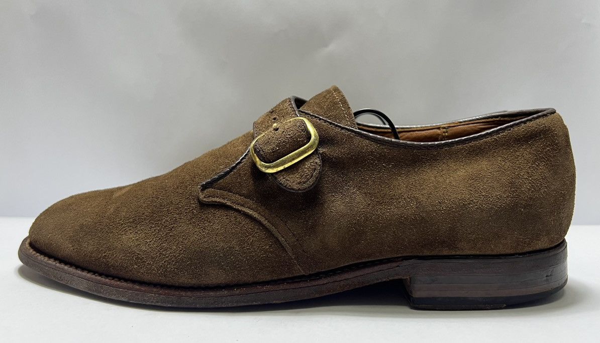 Alden Alden - Plain Toe Suede Monk Strap Derby Size US 8 / EU 41 - 6 Thumbnail