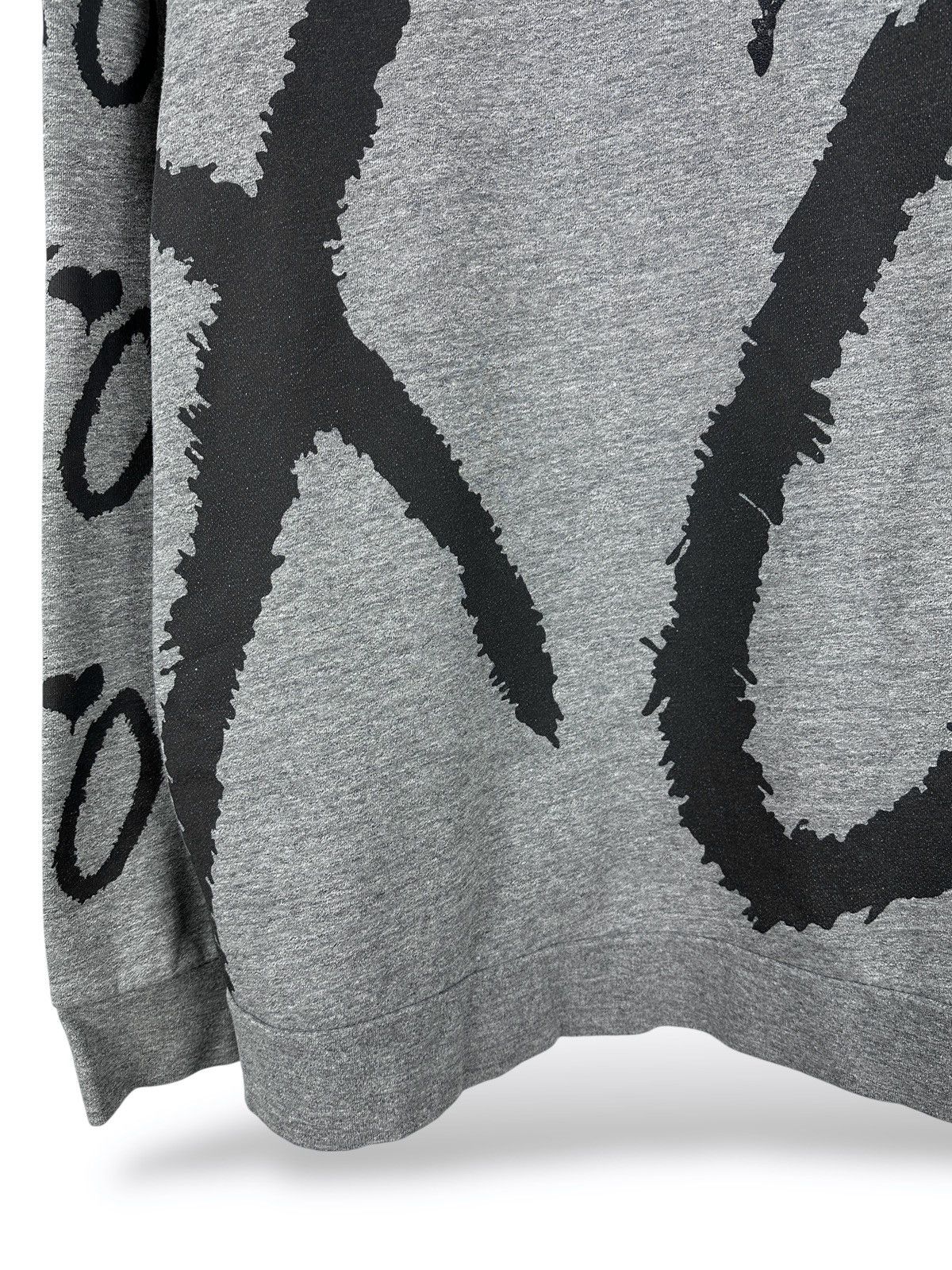 H&M × The Weeknd H&M x The Weeknd XO Heart Big Logo Men’s Gray Hoodie Merch Size US M / EU 48-50 / 2 - 5 Thumbnail