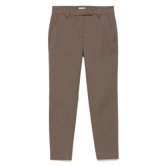 Brunello Cucinelli BRUNELLO CUCINELLI Women Pants MP126P7258 C3981 GREEN Size 30" / US 8 / IT 44 - 1 Thumbnail