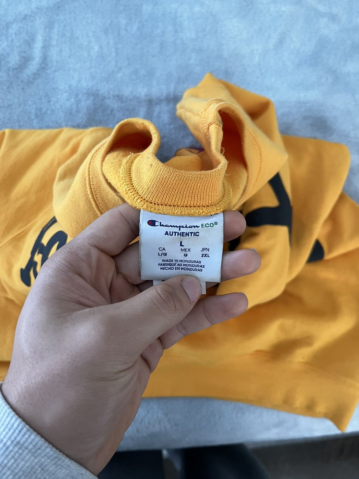 A$AP Rocky × Champion 2020 Yams Day Sweatshirt Size US L / EU 52-54 / 3 - 8 Thumbnail