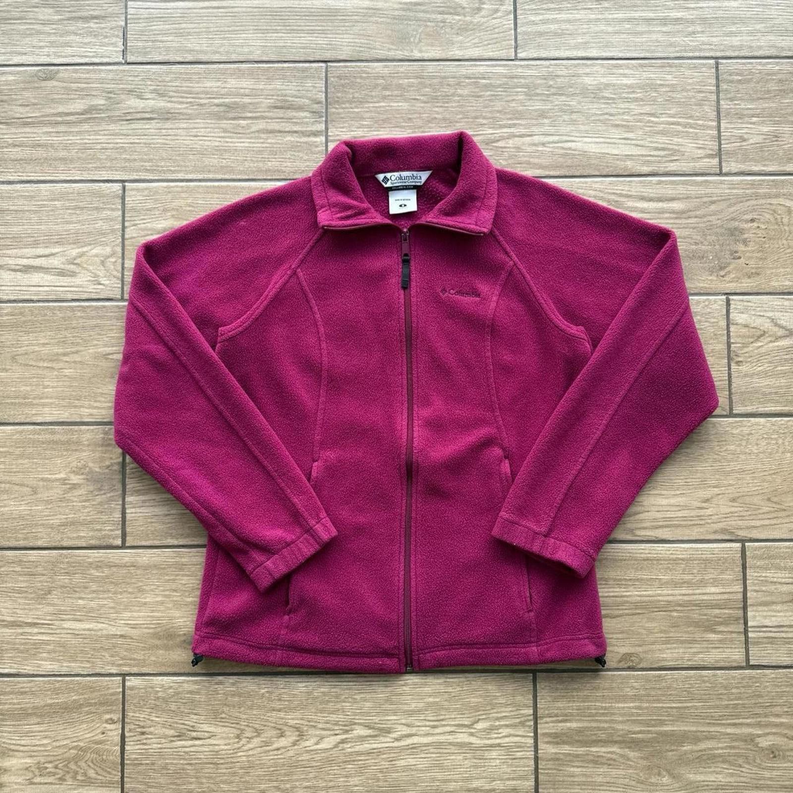 Columbia Y2K Columbia Pink Fleece Jacket Size S / US 4 / IT 40 - 1 Thumbnail