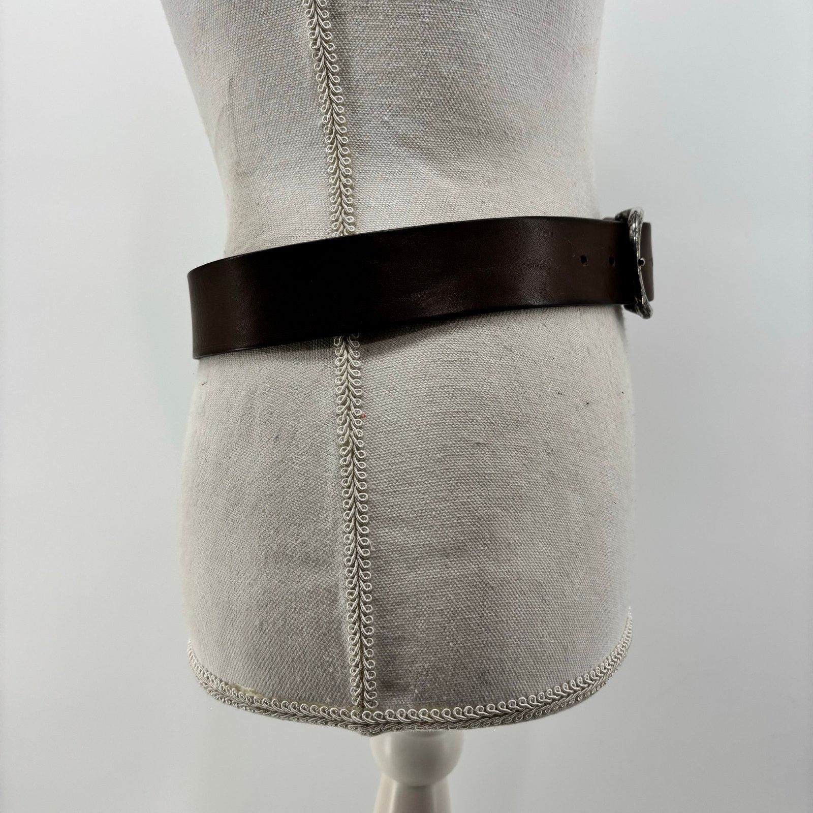 Other Jessi Lee Women's Size Small Belt Brown Leather Minimalist Size ONE SIZE - 4 Thumbnail