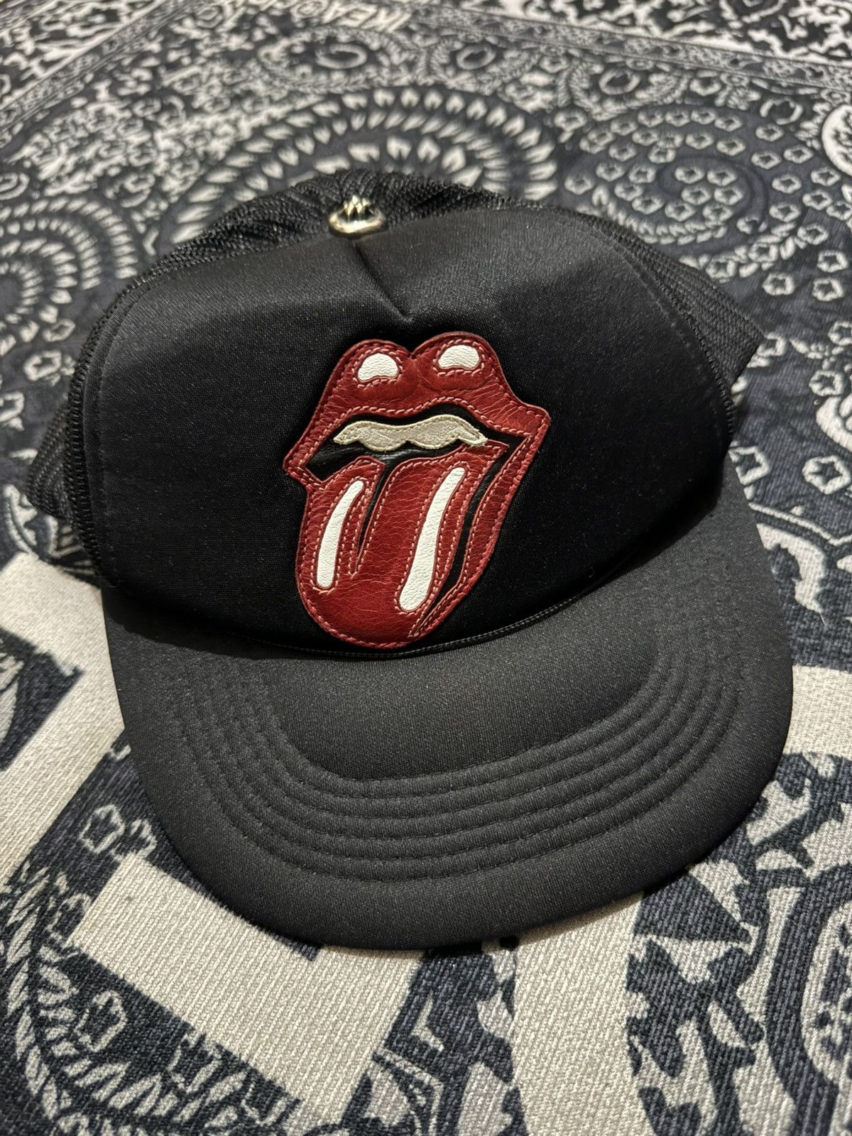 Chrome Hearts Rolling Stones Trucker Hat | Grailed
