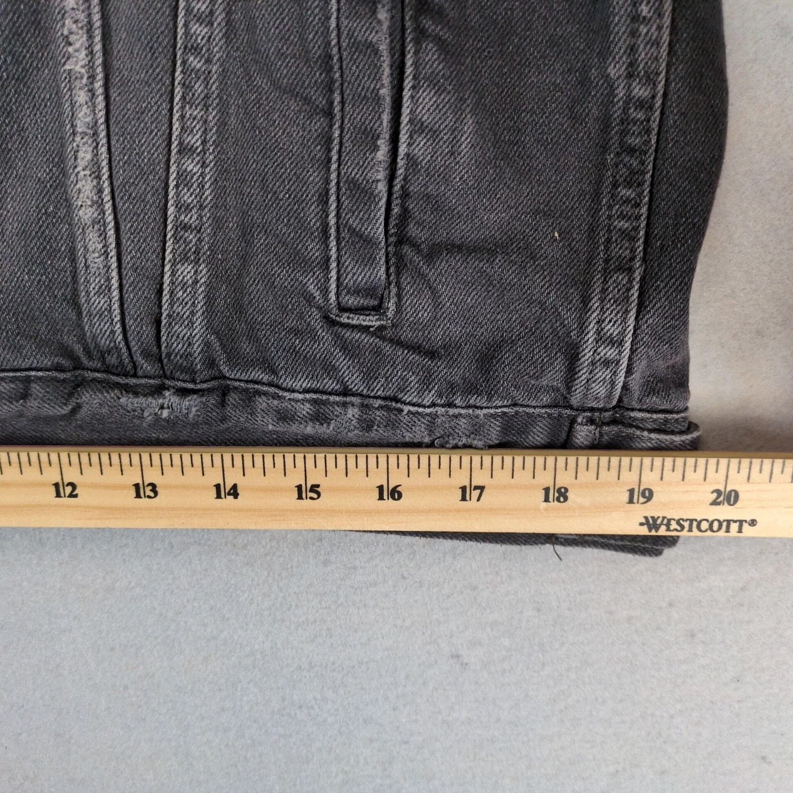 Free People We the Free People Jolene Trucker Black Denim Jean Jacket XS Size XS / US 0-2 / IT 36-38 - 8 Thumbnail