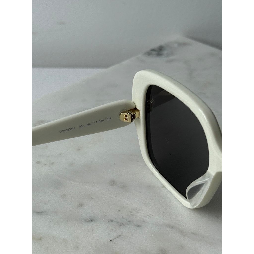Loewe NEW Loewe LW40134U Oversized Square Sunglasses in White Size ONE SIZE - 7 Thumbnail