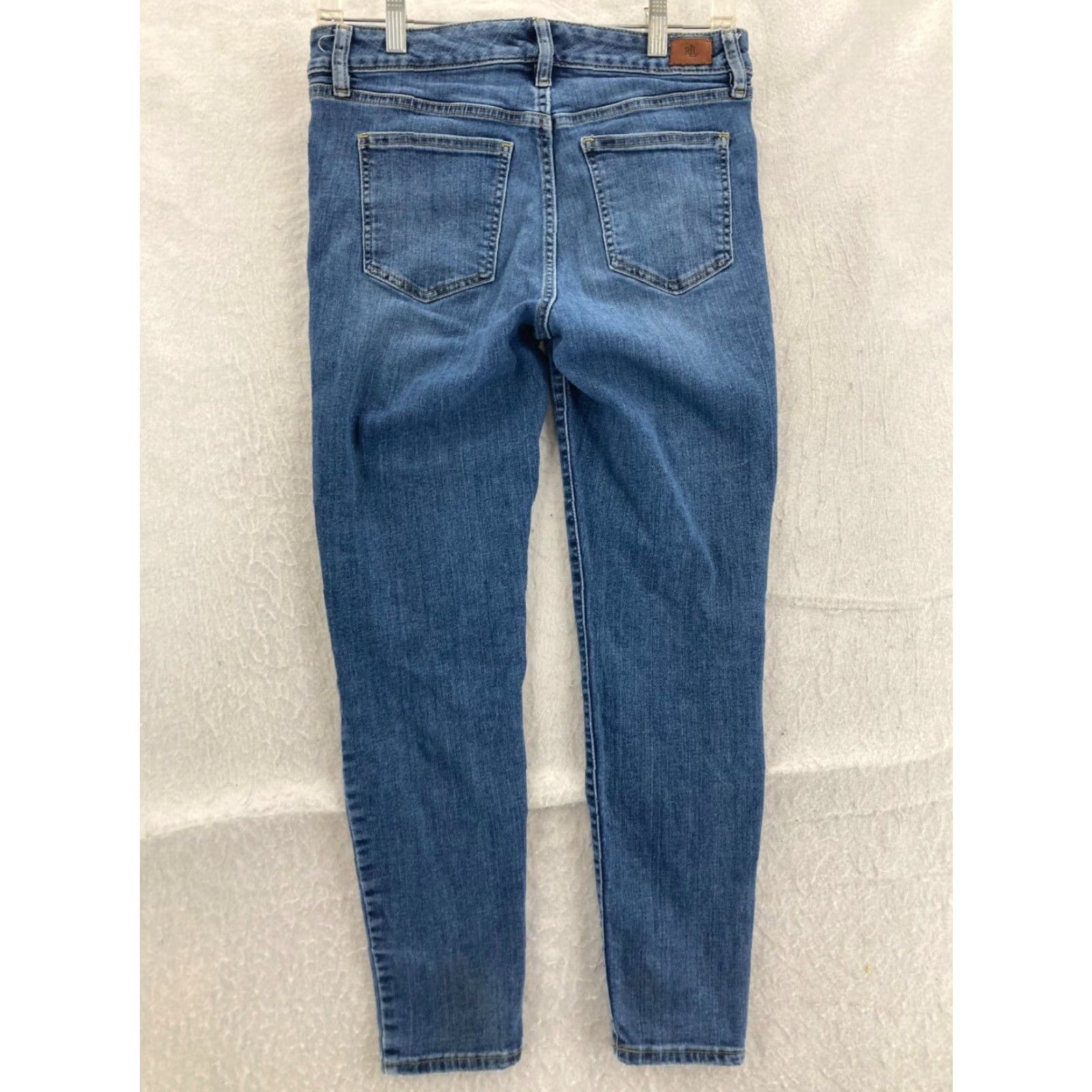 Ralph Lauren Lauren Ralph Lauren Jeans Womens 4 Classic Crop Straight Blue Dark Blue Denim Size 27" / US 4 / IT 40 - 6 Thumbnail