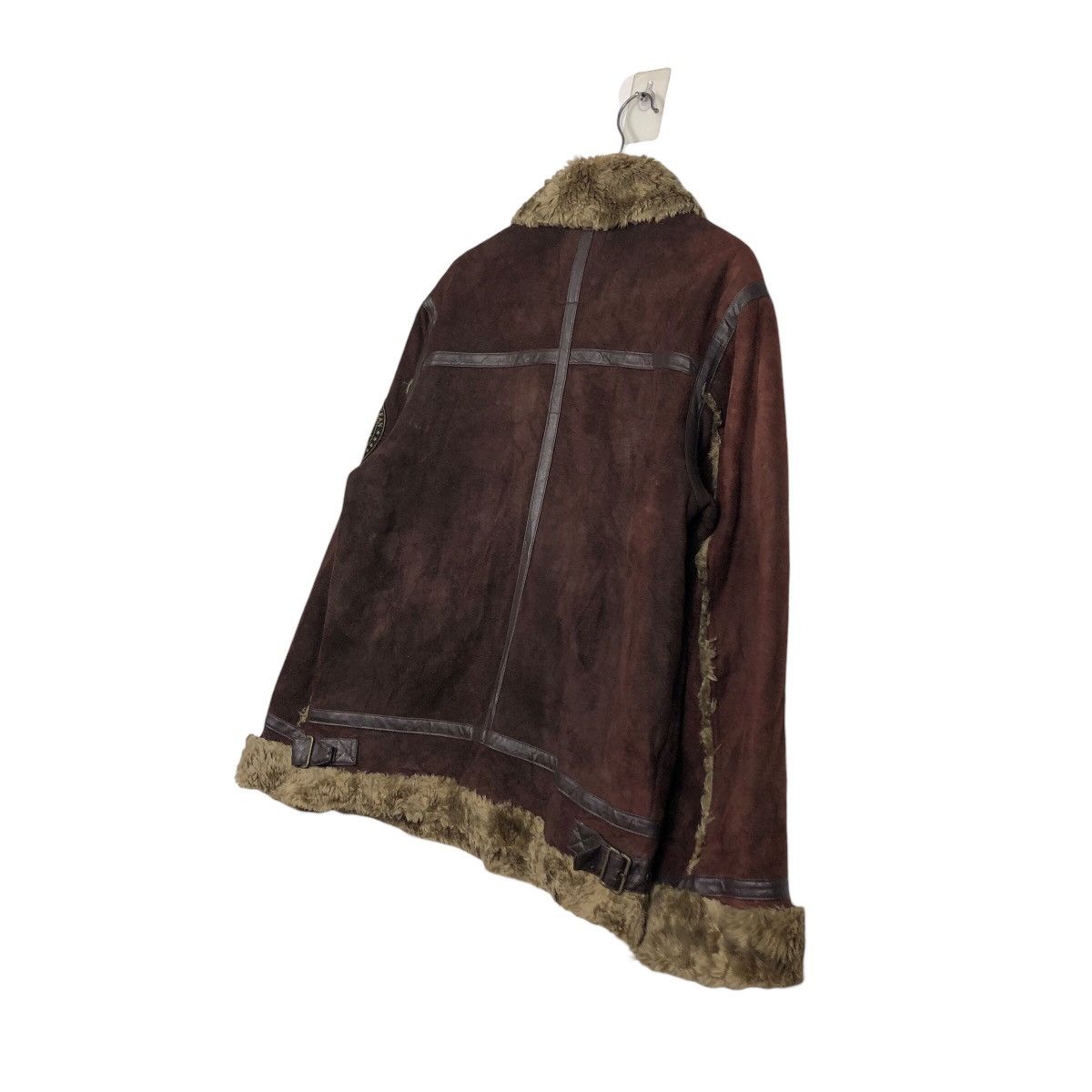 Japanese Brand 📌Vintage Biker Jacket Shearling Fur Blanket Kissmark Size US M / EU 48-50 / 2 - 11 Thumbnail