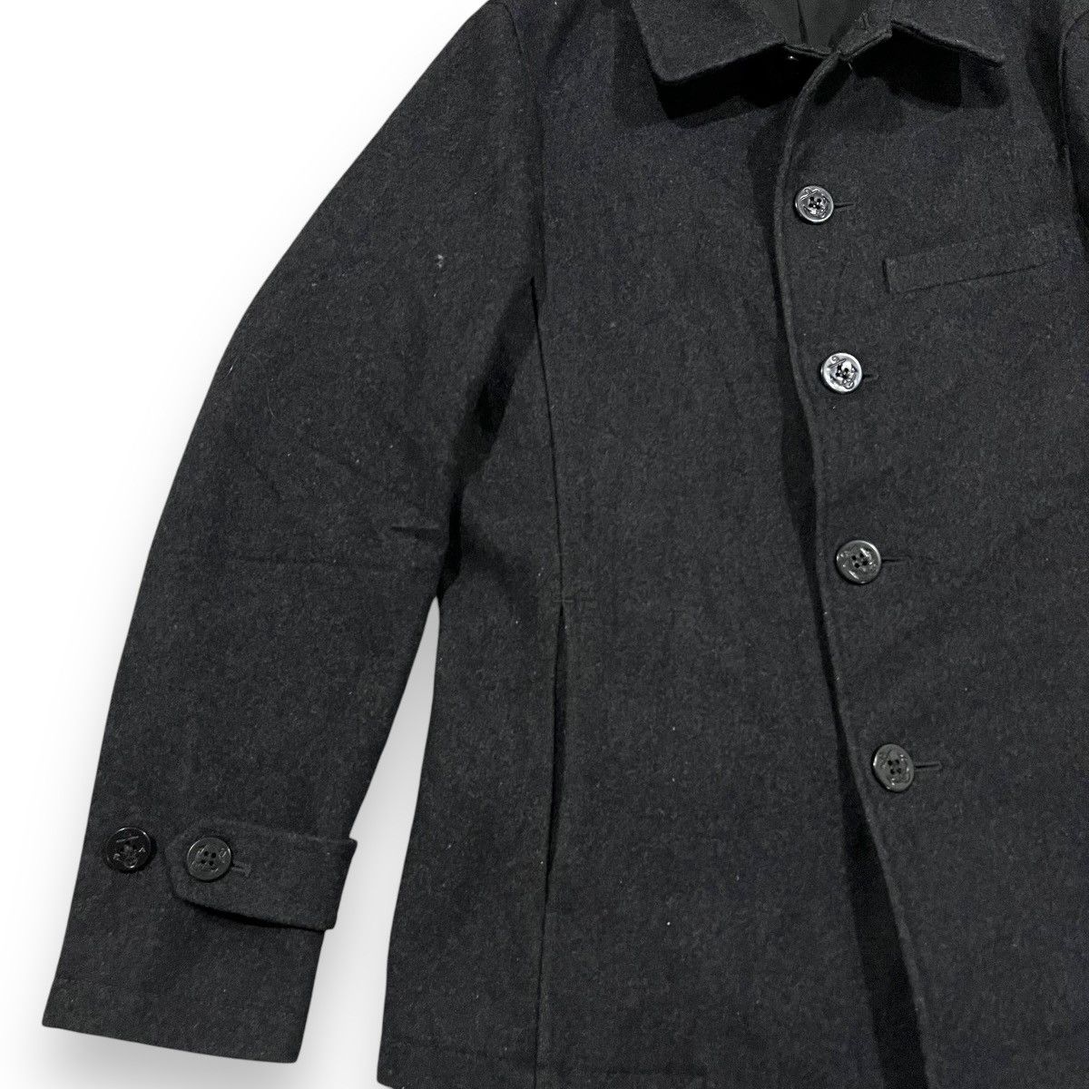 Global Work × Japanese Brand VINTAGE GLOBAL WORK WOOL PEA COAT Size US S / EU 44-46 / 1 - 2 Thumbnail