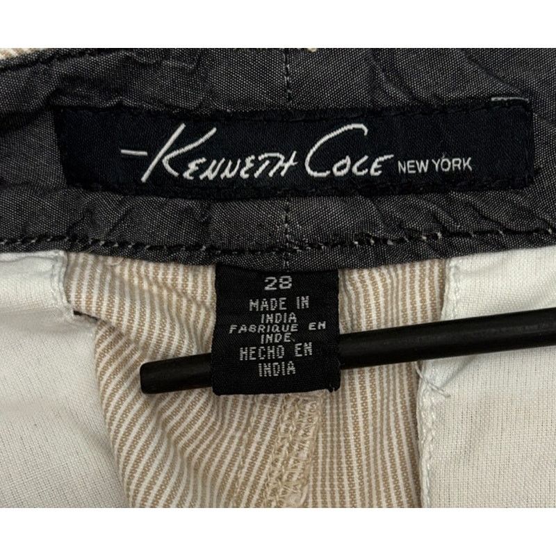 Kenneth Cole KENNETH COLE Men's Size 28 Pinstripe Flat Front 10" Shorts Size US 28 / EU 44 - 3 Thumbnail