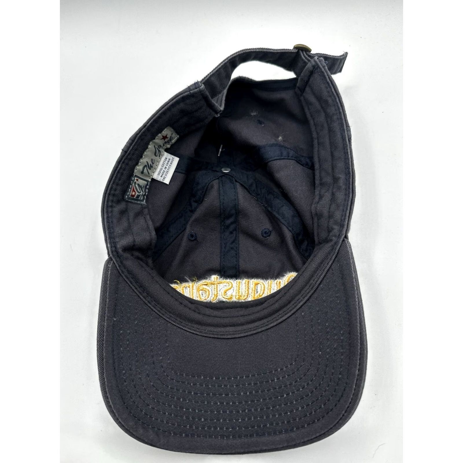 Vintage VINTAGE The Game Hat Black Embroidered Dad Cap One Size Augustana College Size ONE SIZE - 7 Thumbnail