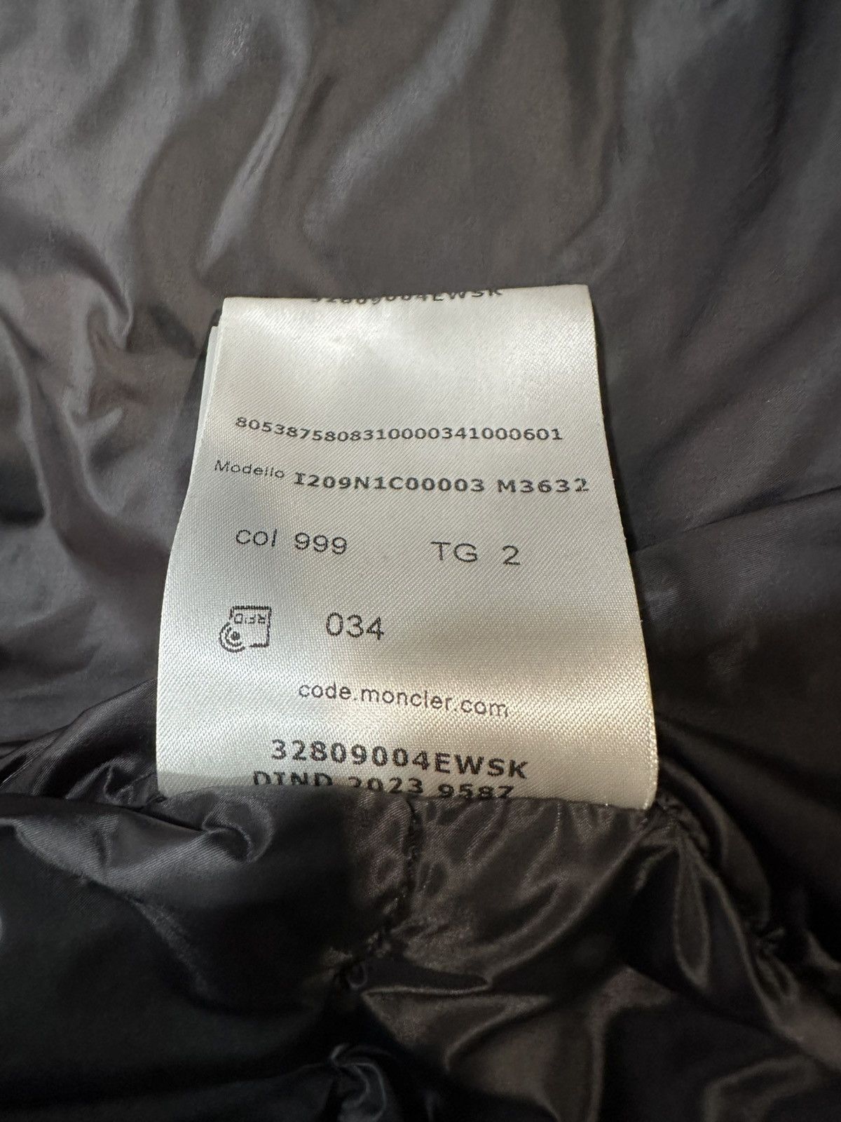 Moncler × Rick Owens MONCLER + RICK OWENS BLACK DOWN COAT Size US M / EU 48-50 / 2 - 8 Thumbnail