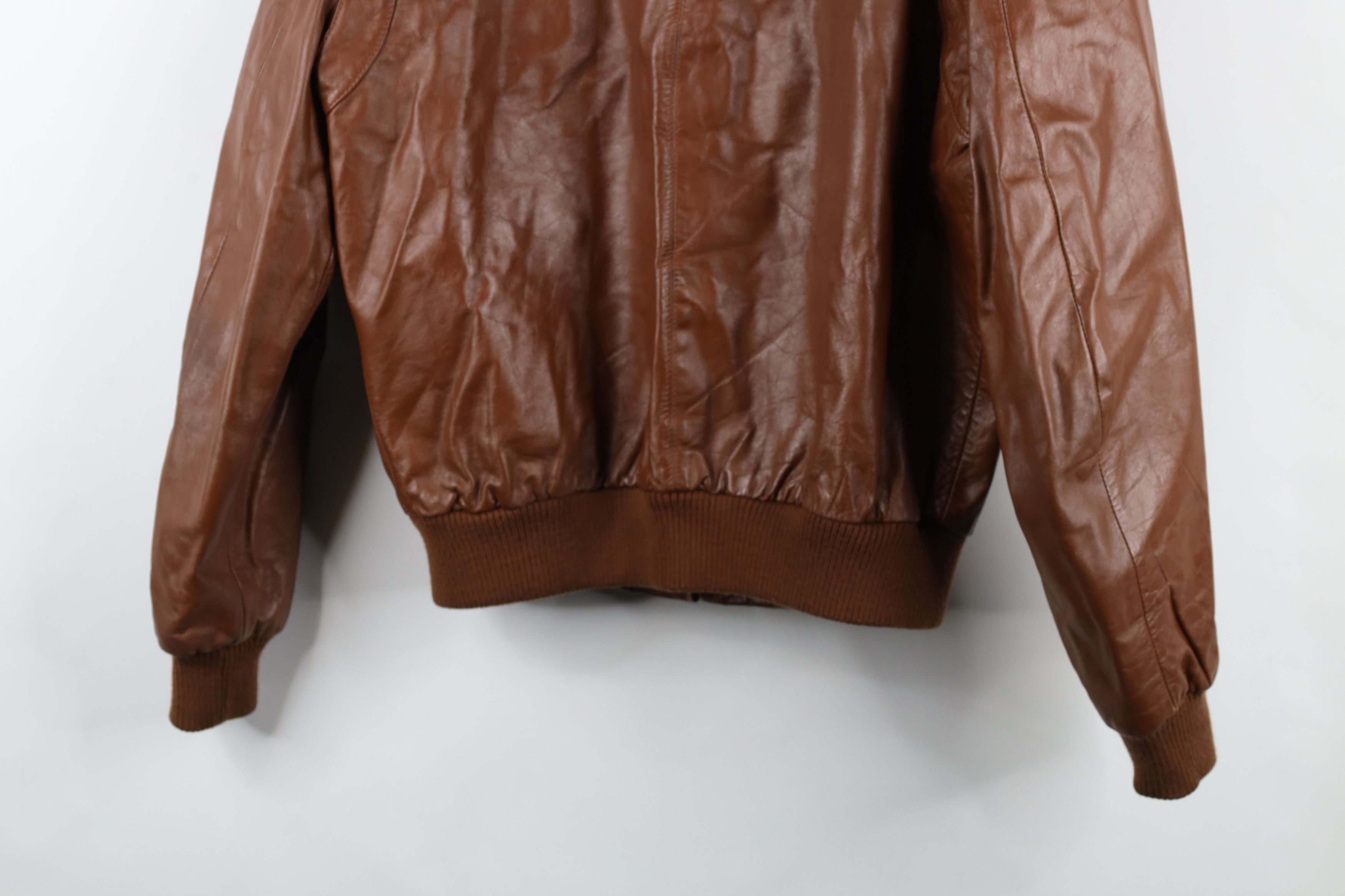 Vintage Vintage 70s 80s Streetwear Cafe Racer Bomber Jacket Brown Size US L / EU 52-54 / 3 - 16 Thumbnail