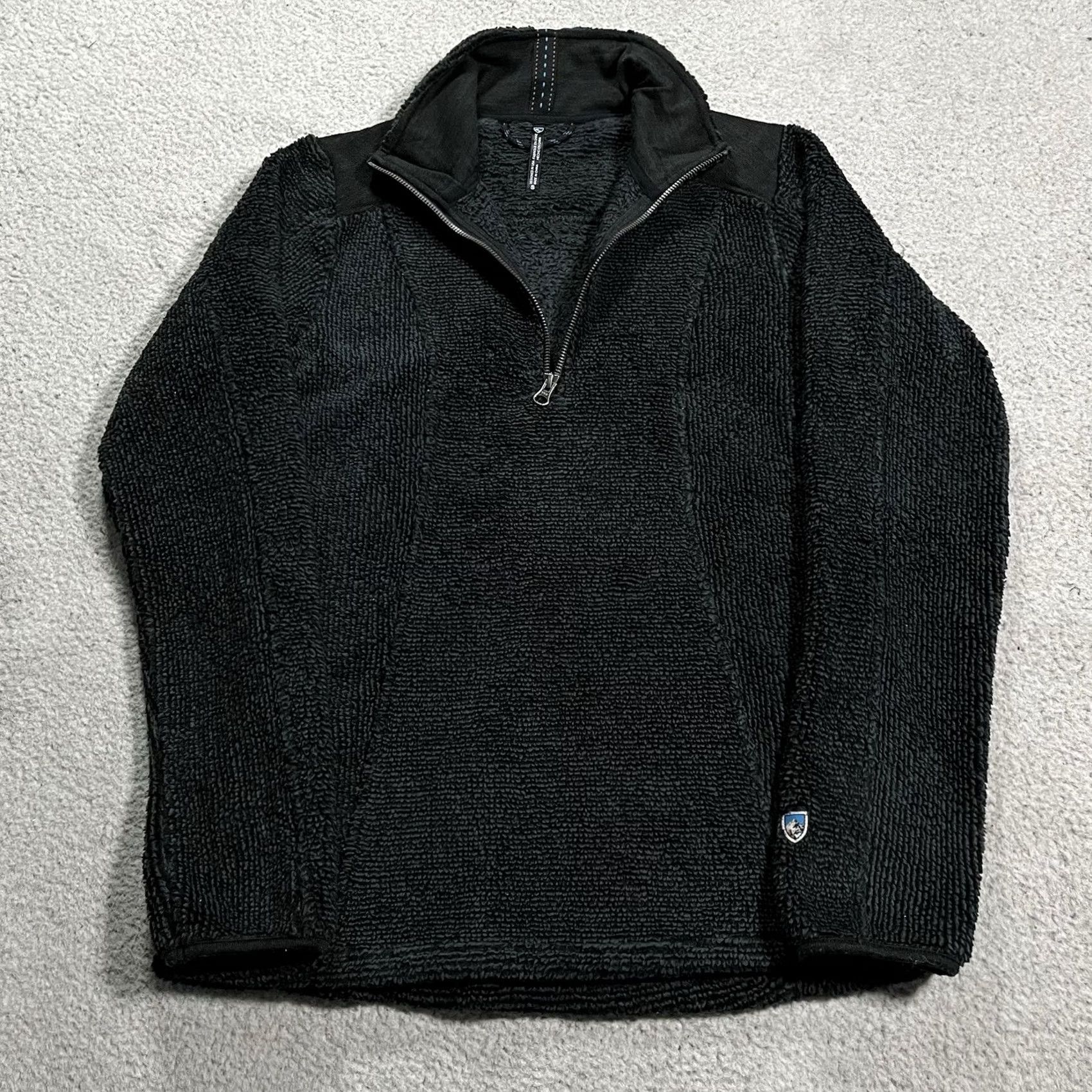 Vintage Kuhl Pullover Shirt Womens S Gray 1/4 Zip Fleece Outdoor Thumbholes Sherpa Logo Embroidered Zipper Size S / US 4 / IT 40 - 7 Thumbnail