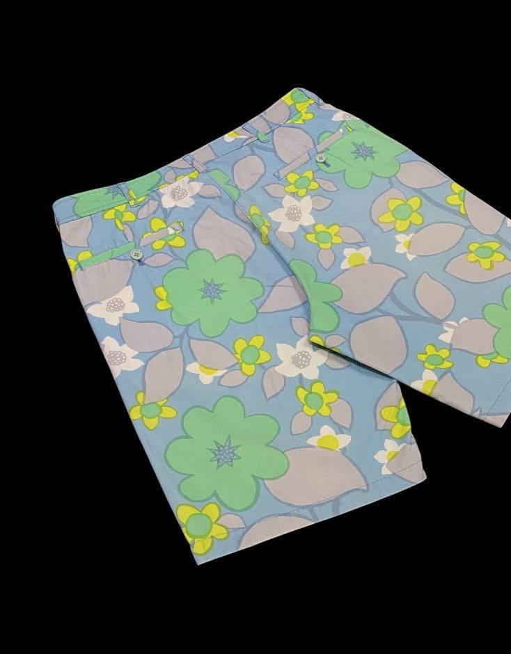 Comme des Garcons × Junya Watanabe Junya Watanabe X Comme Des Garçons Floral Print Short Pants Size US 31 - 18 Thumbnail