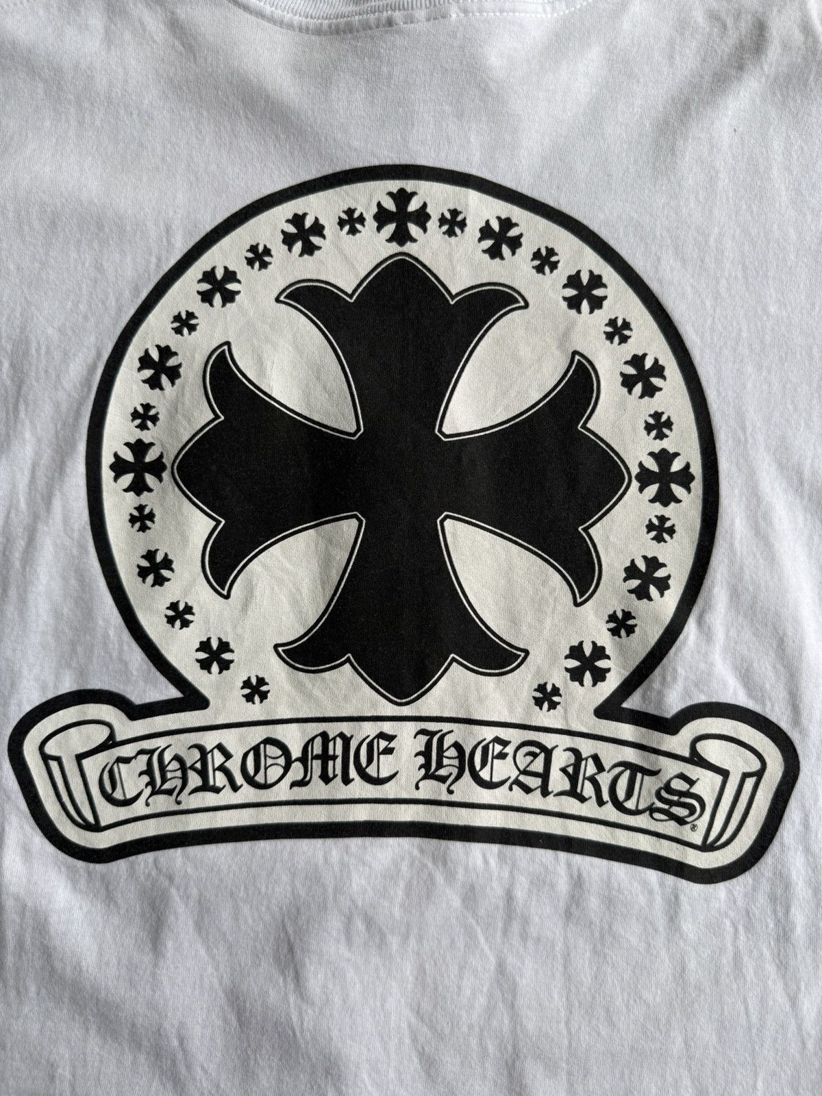 Chrome Hearts Rare Y2K - Cross Stamp Tee Size US M / EU 48-50 / 2 - 3 Thumbnail