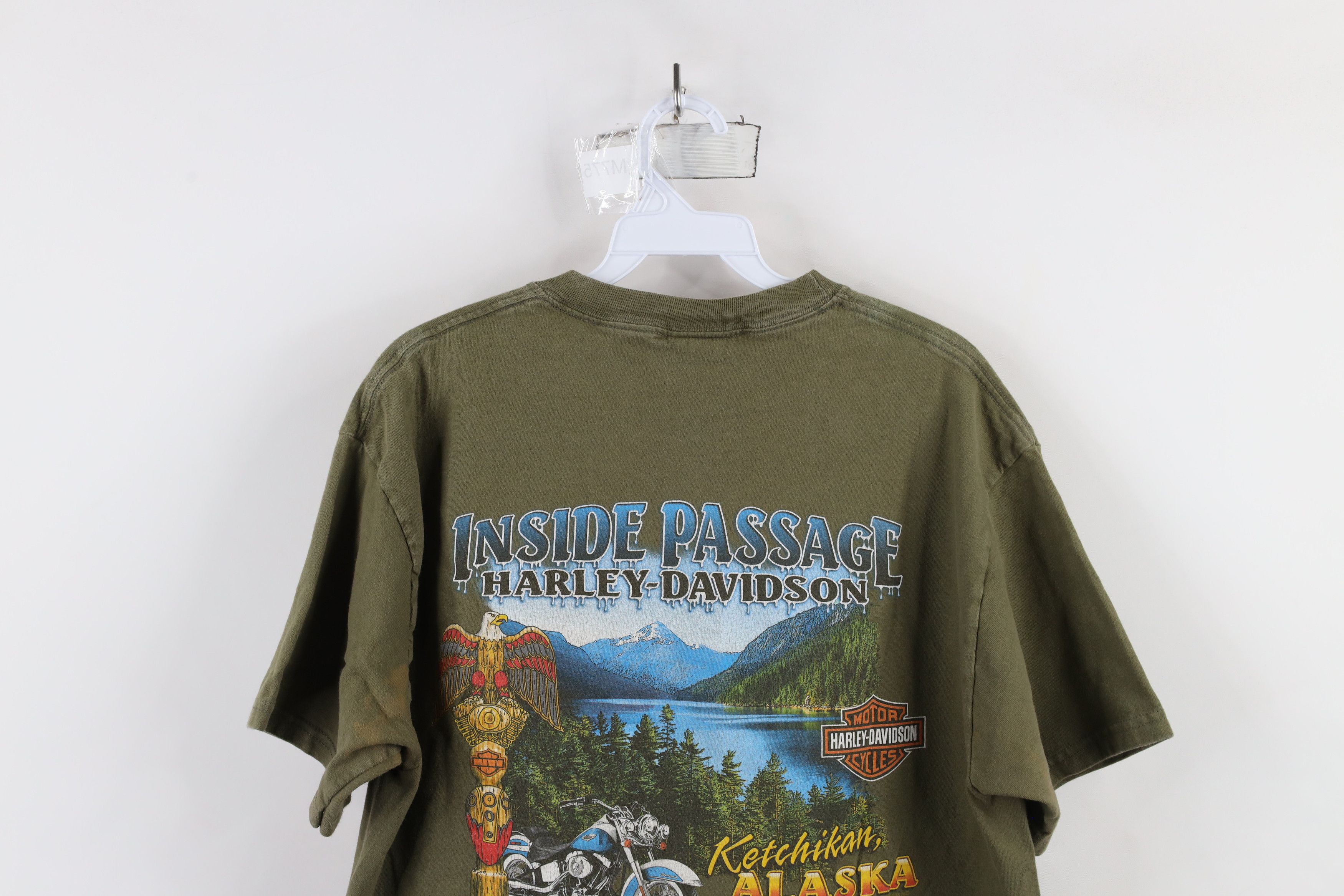 Harley Davidson × Vintage Vintage Y2K 2006 Harley Davidson Passage Alaska T-Shirt USA Size US L / EU 52-54 / 3 - 13 Thumbnail