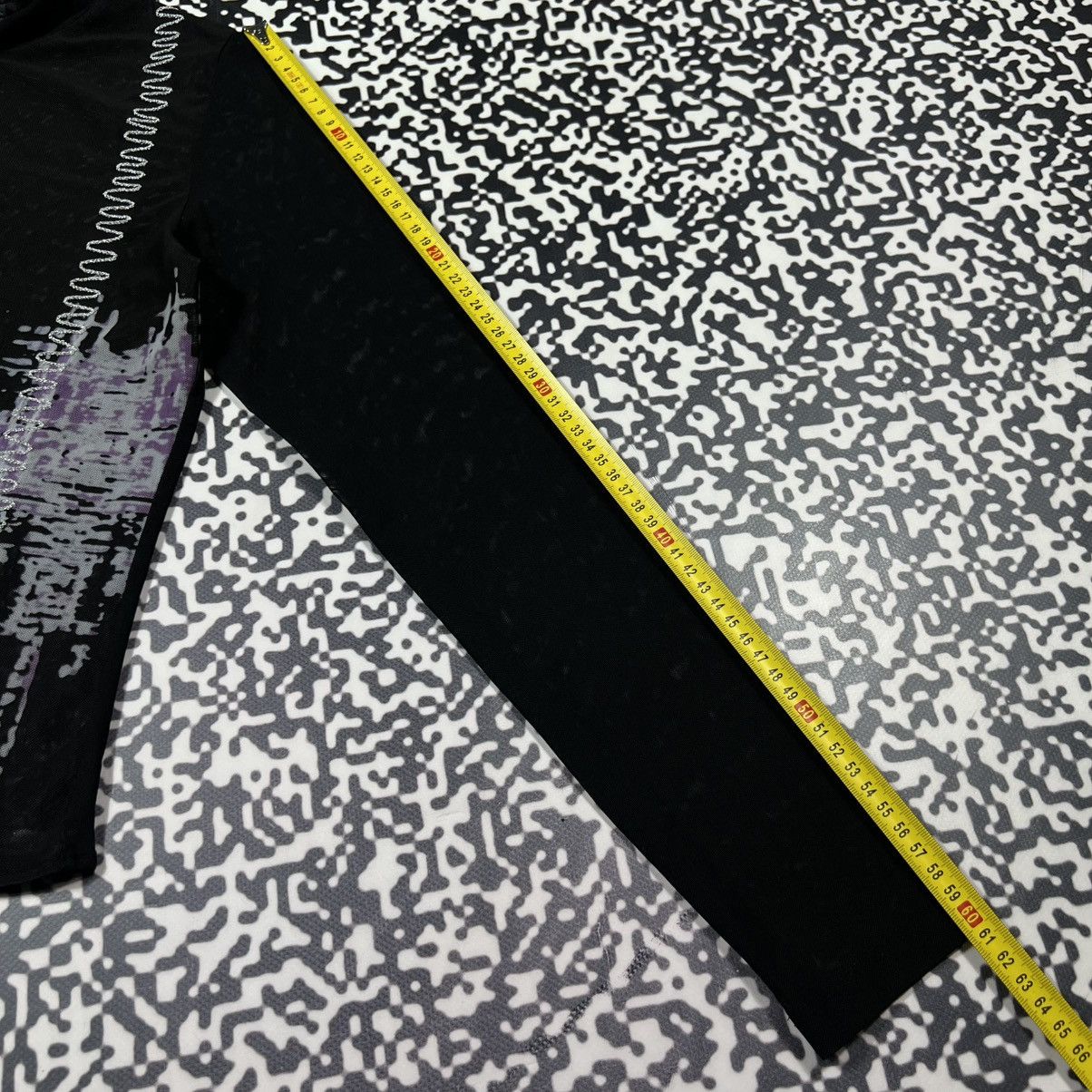 Japanese Brand Vintage Y2K Japanese Abstract Mesh Longsleeve JPG 90s Style Size M / US 6-8 / IT 42-44 - 17 Thumbnail
