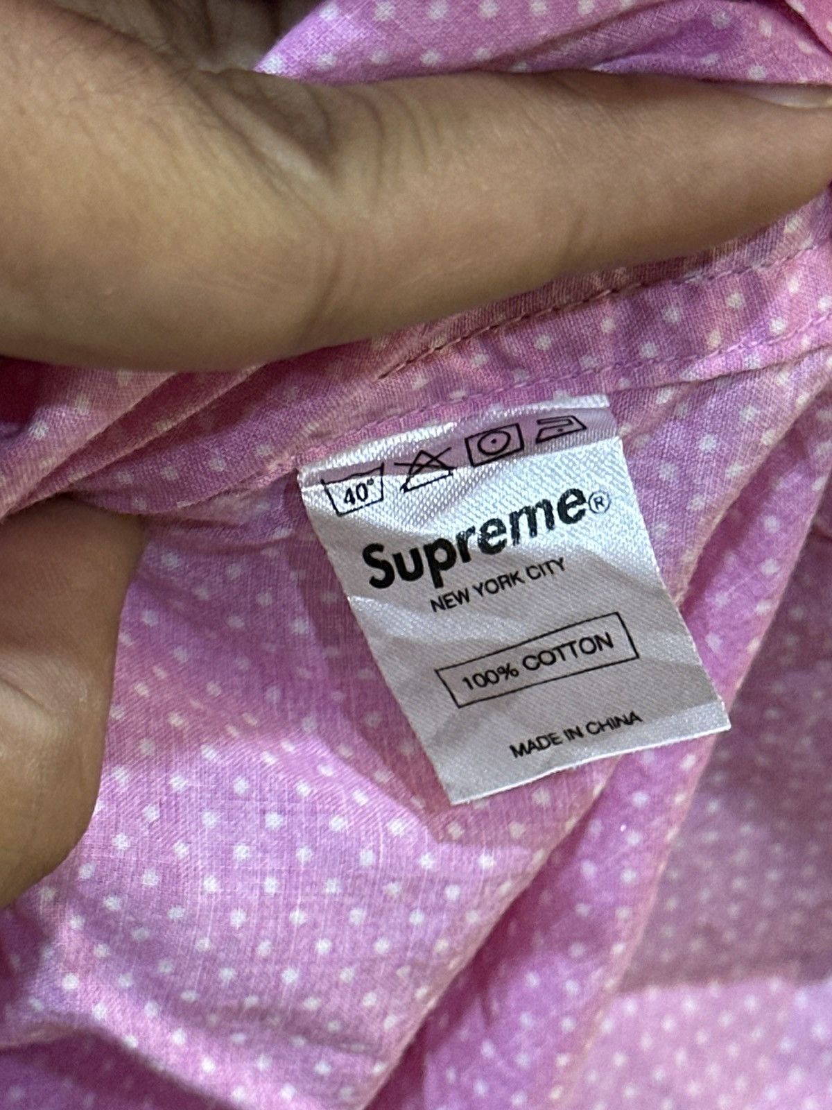 Supreme SS13 Supreme Polka Micro Dot Western Shirt Size US M / EU 48-50 / 2 - 7 Thumbnail