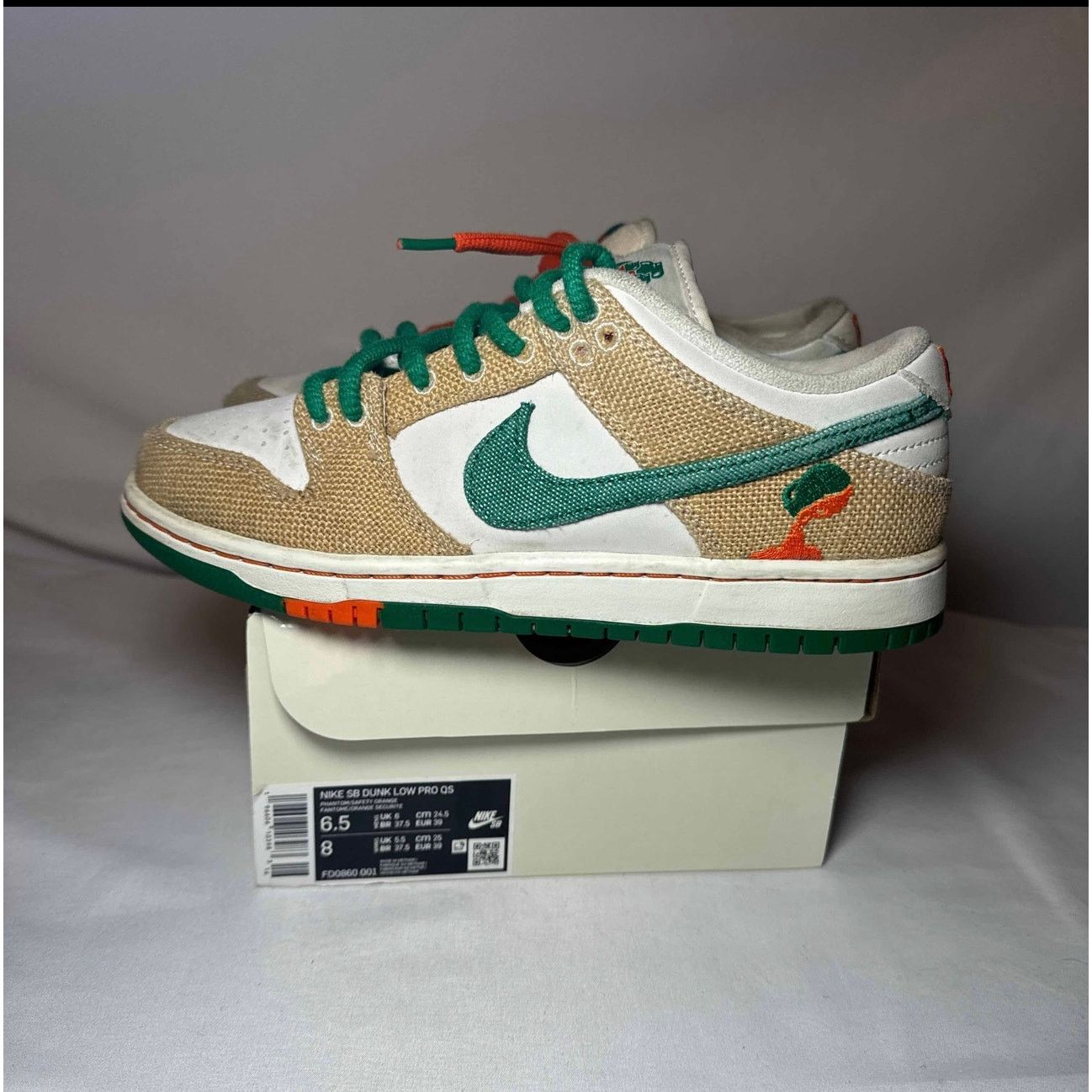 Jordan Brand × Nike Size 6.5 - Nike Jarritos x Nike Dunk Low SB Men's Shoes Size US 6.5 / EU 39-40 - 8 Thumbnail