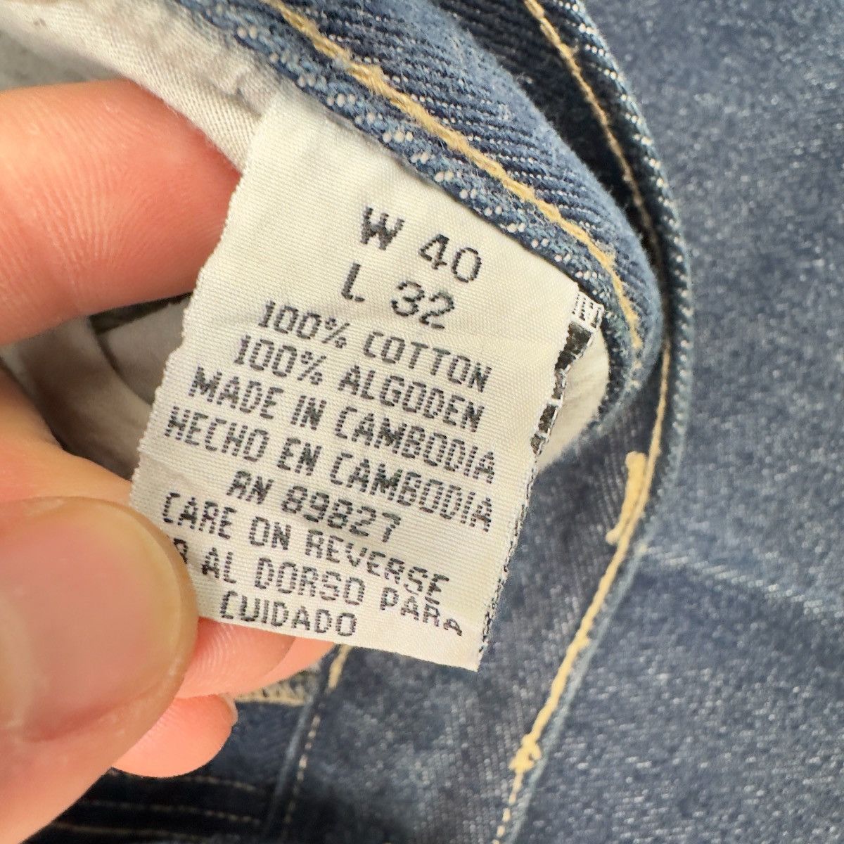 Vintage Webs W-1 Carpenter Jeans 40x32 Vintage Y2K Baggy Loose Fit Size US 40 / EU 56 - 6 Thumbnail