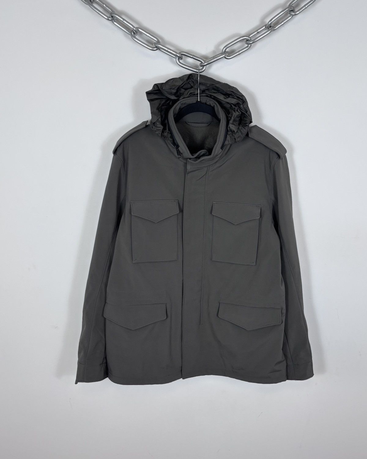 Other Conbipel Men’s Khaki Technical Water Resistant Field Jacket Size US L / EU 52-54 / 3 - 2 Thumbnail