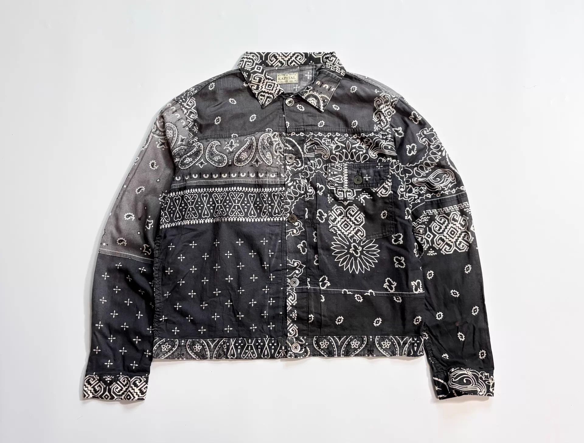 Kapital KAPITAL Original Cashew Flower Distressed Jacket Size US M / EU 48-50 / 2 - 1 Thumbnail