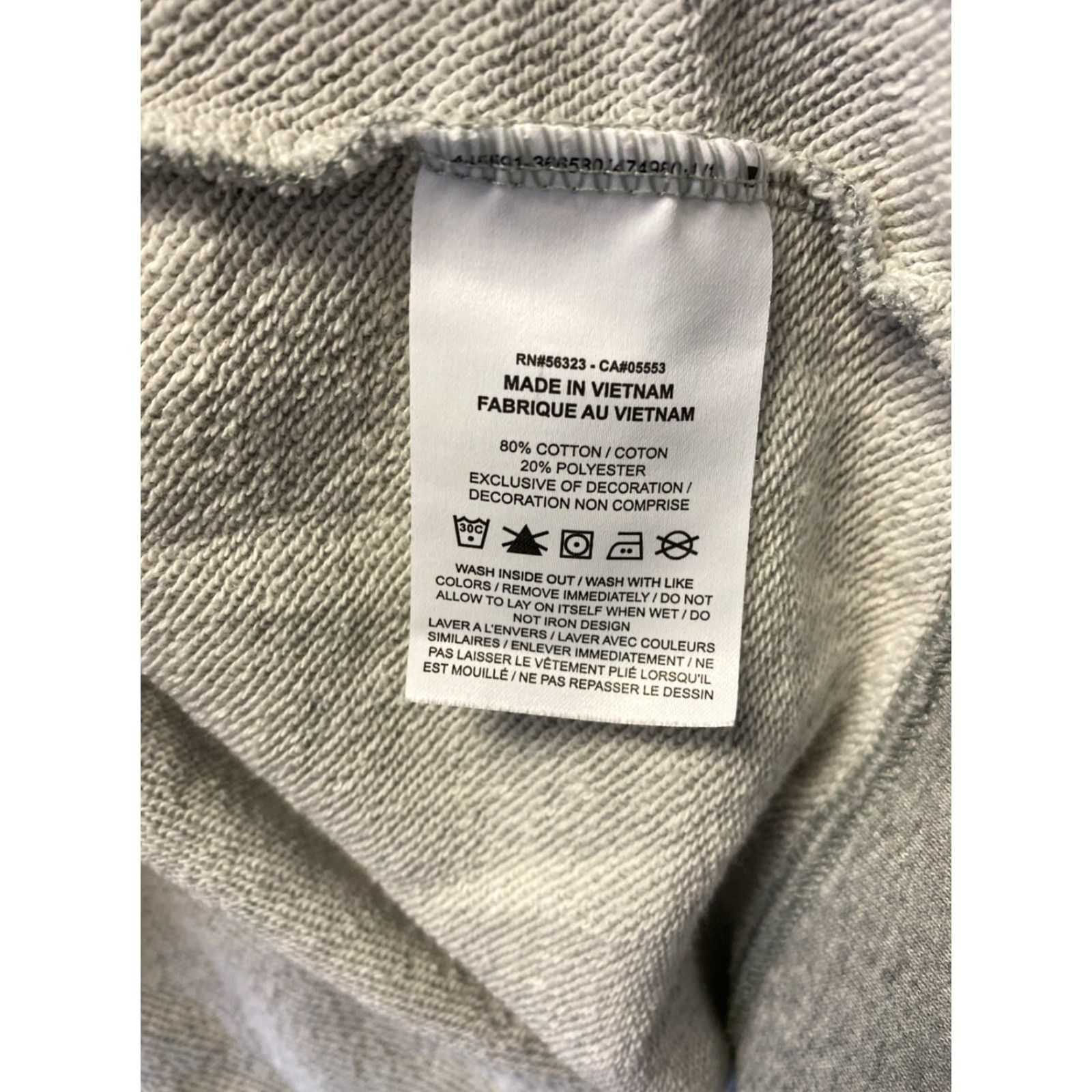Nike Nike Hoodie Women's L Gray Embroidered Pullover Activewear Regular Size - Nike Brand Ready-to-Wear Women’s Hoodie Size L / US 10 / IT 46 - 6 Thumbnail