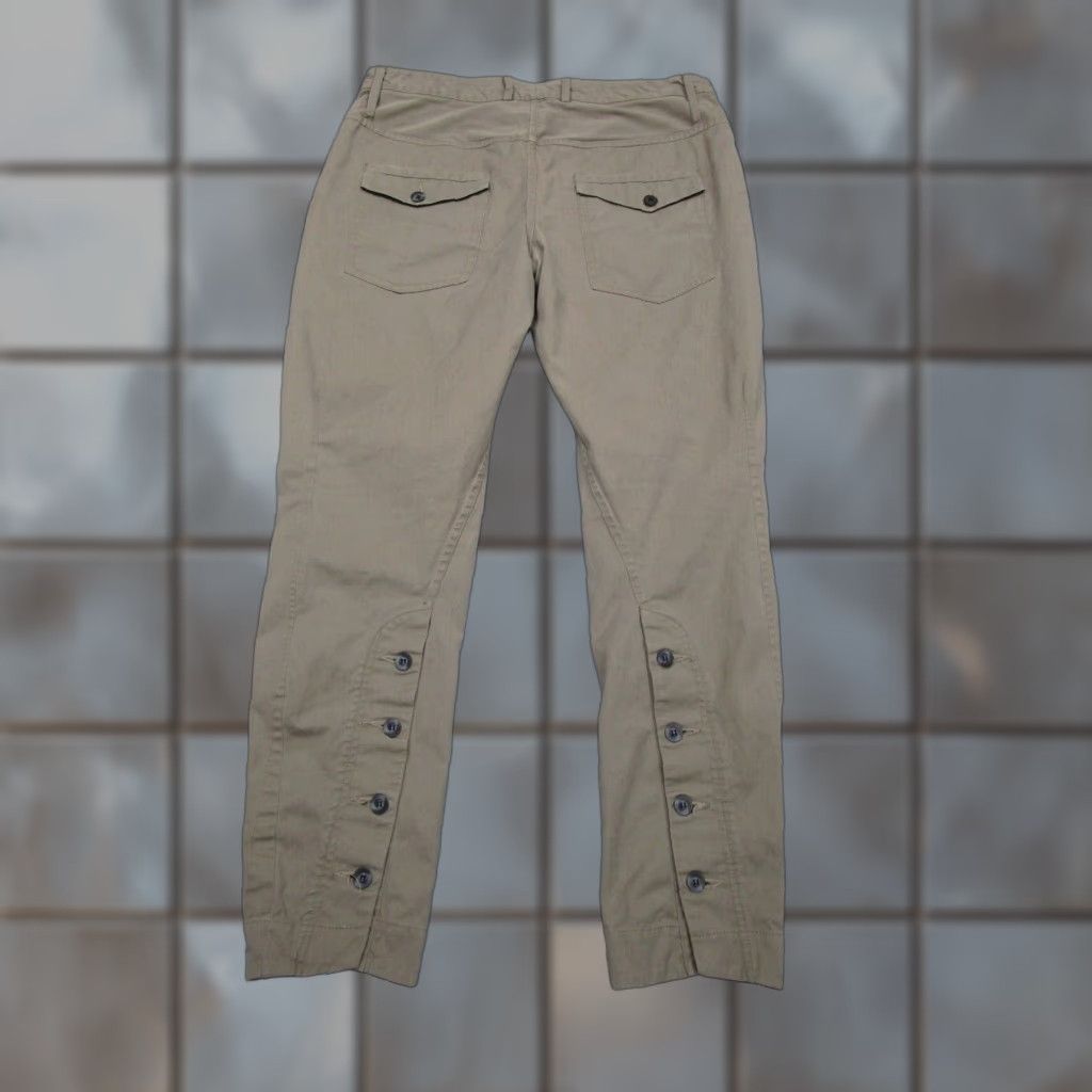 Olive Endovanera Mens Chino Pants 32 Tapered Beige Cotton Blend Regular Fit Size US 32 / EU 48 - 1 Thumbnail