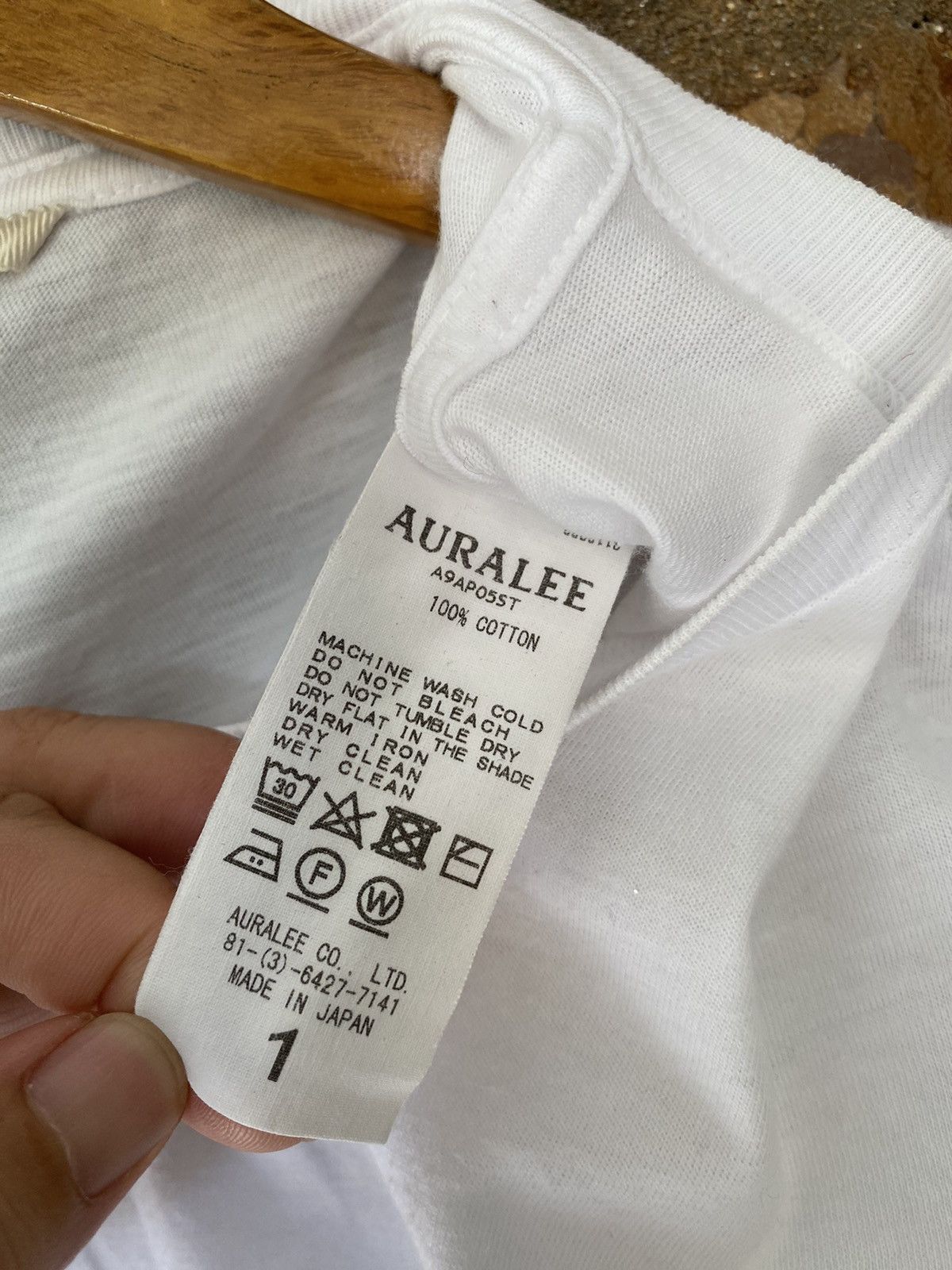Auralee White vintage cotton LS Size US M / EU 48-50 / 2 - 8 Thumbnail